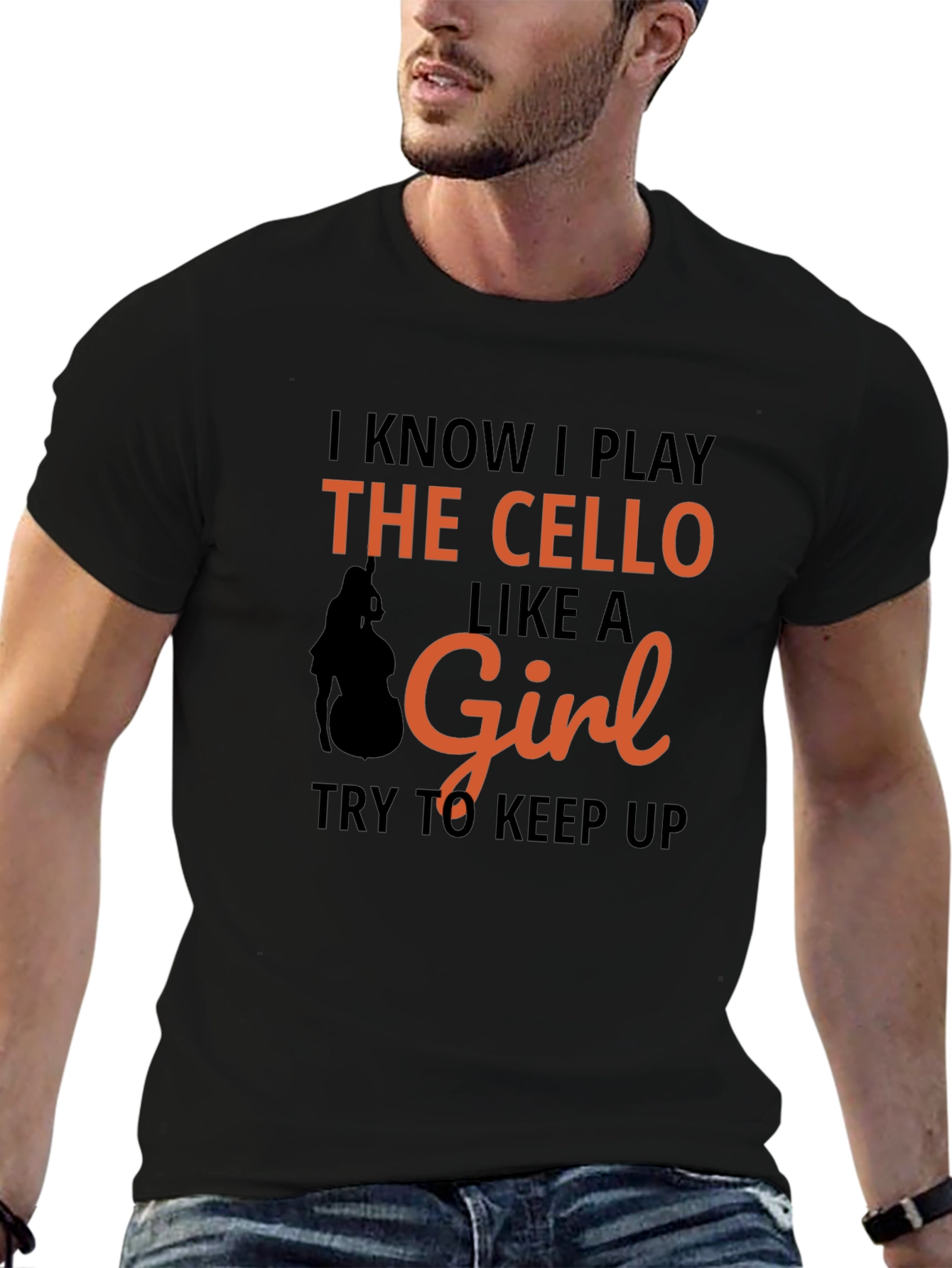 Cello Player Like A Girl T-Shirt