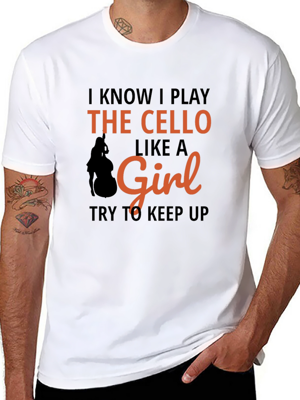 Cello Player Like A Girl T-Shirt