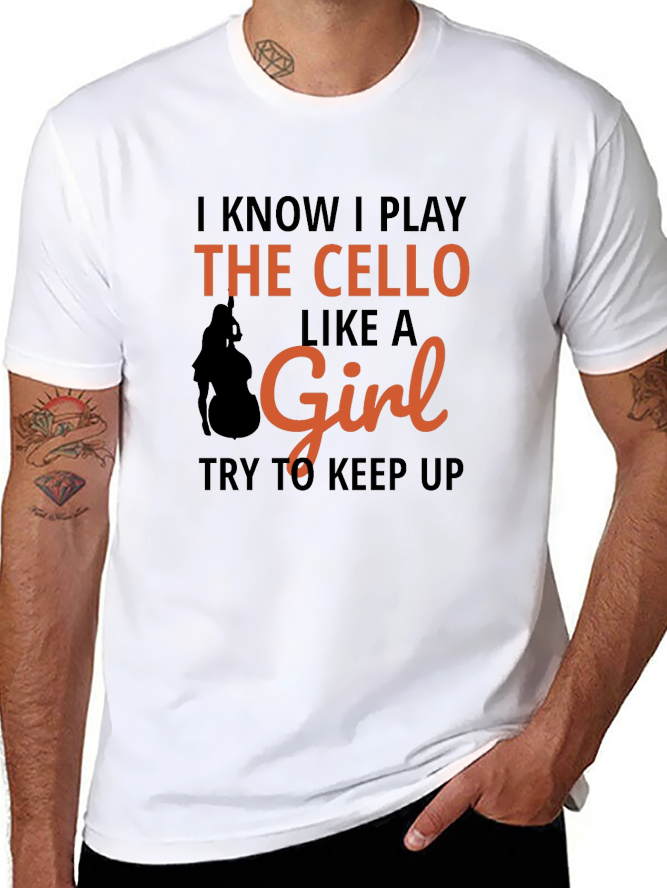 Cello Player Like A Girl T-Shirt