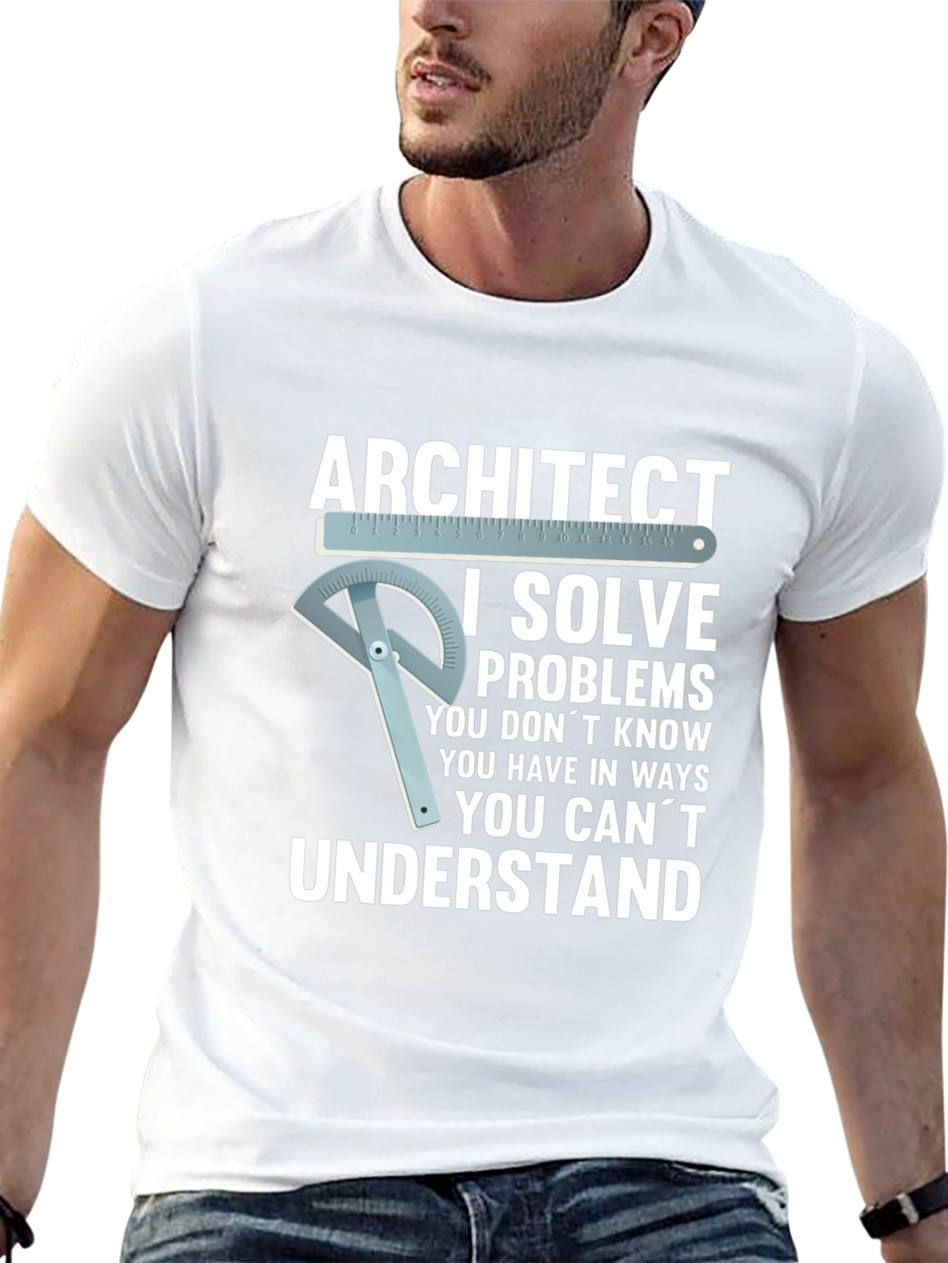Architect I Solve Problems Graphic T-Shirt