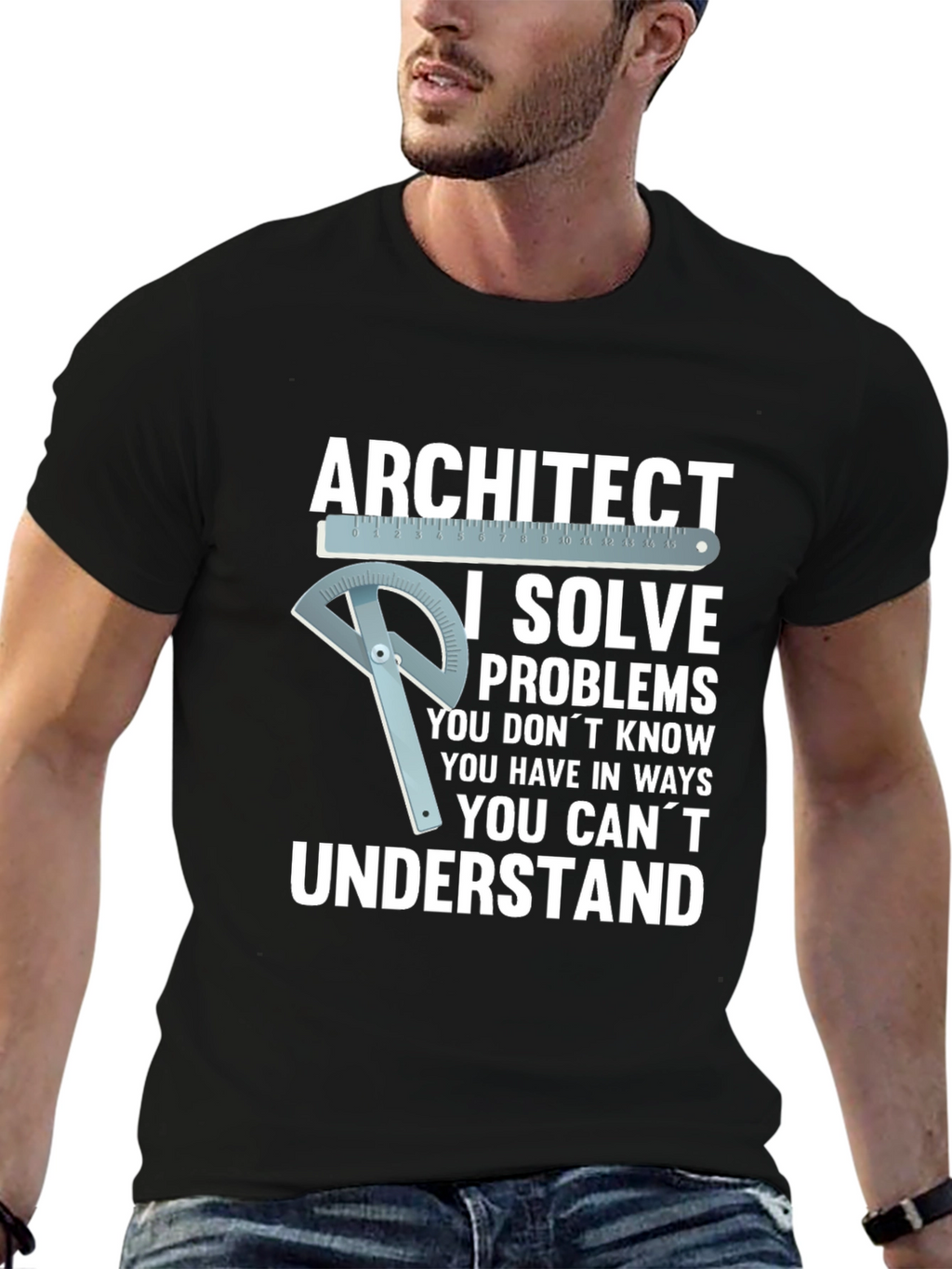 Architect I Solve Problems Graphic T-Shirt