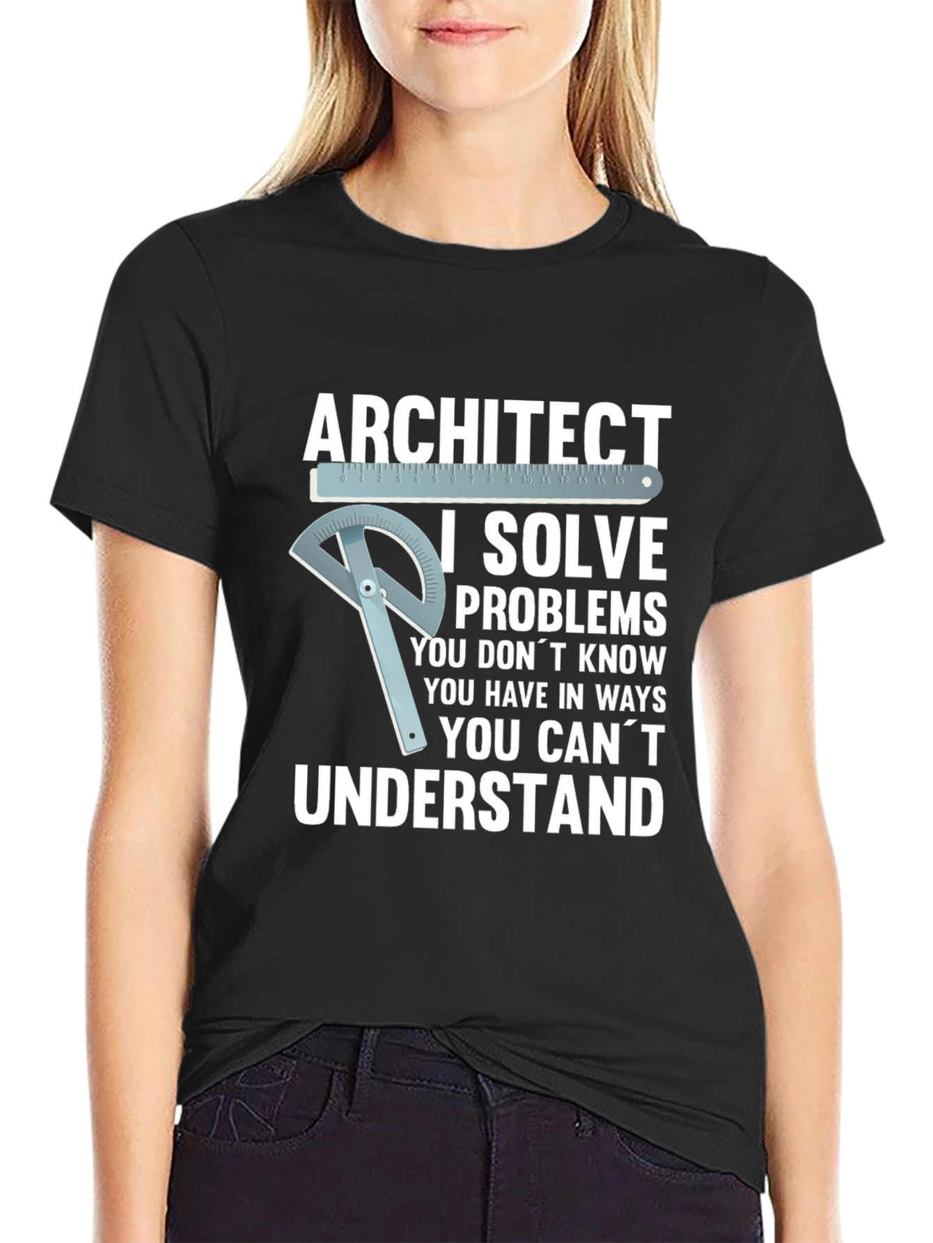 Architect I Solve Problems Graphic T-Shirt