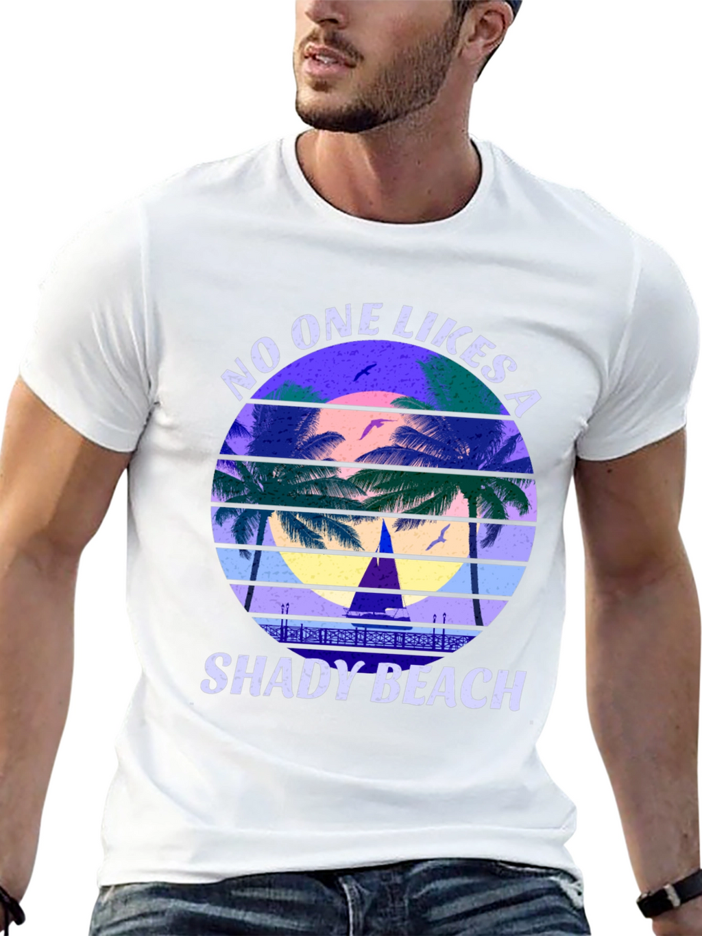 Shady Beach Graphic Tee