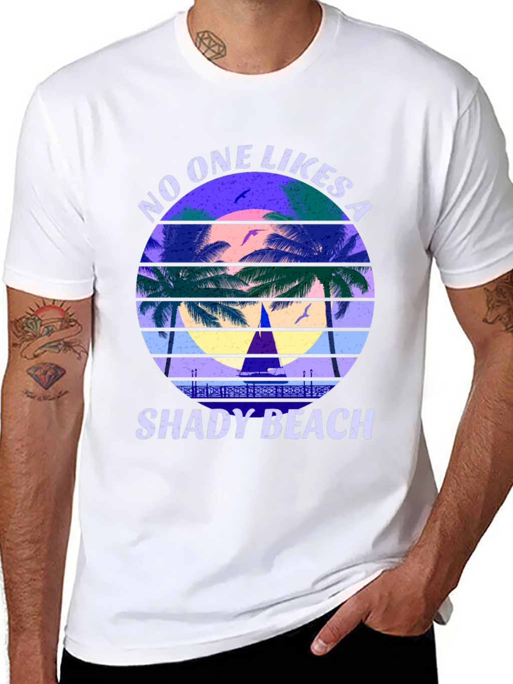 Shady Beach Graphic Tee