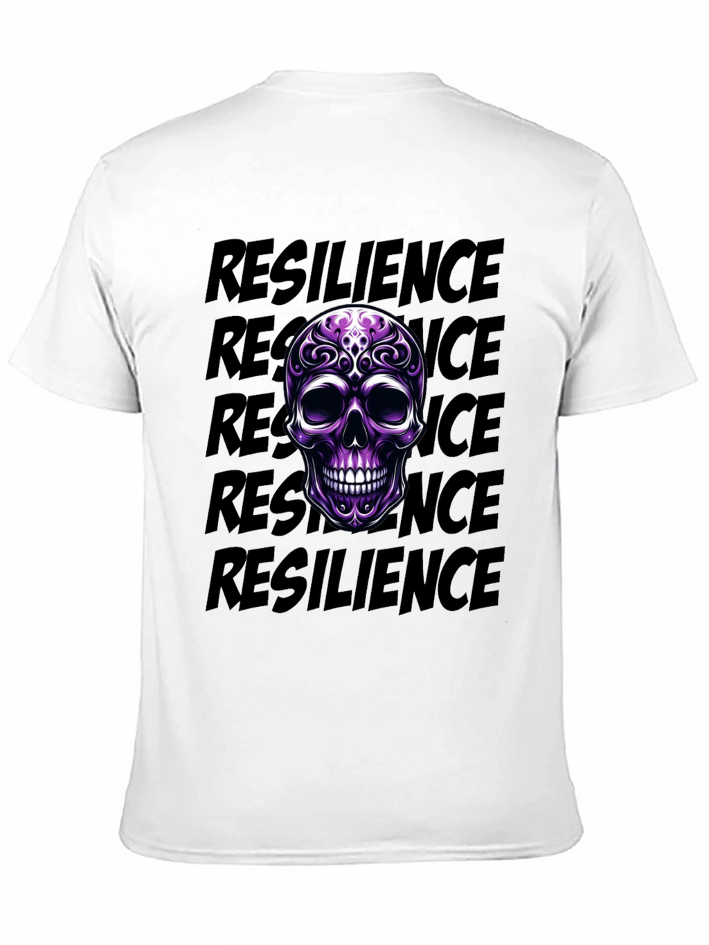 Resilience Skull Graphic T-Shirt