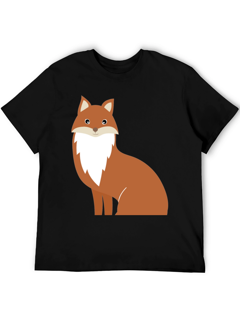 Fox Graphic Tee - Unisex Black T-Shirt