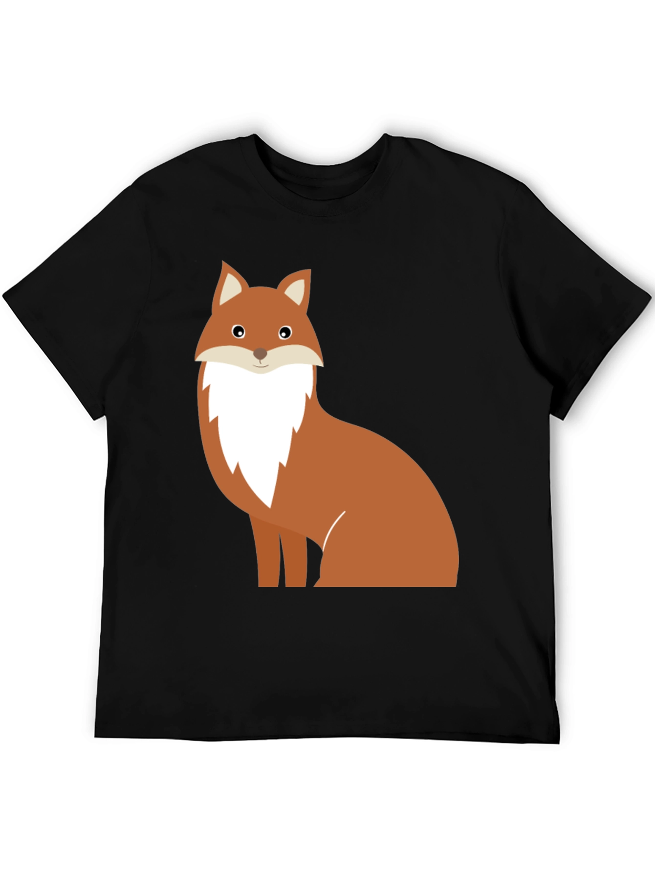 Fox Graphic Tee - Unisex Black T-Shirt