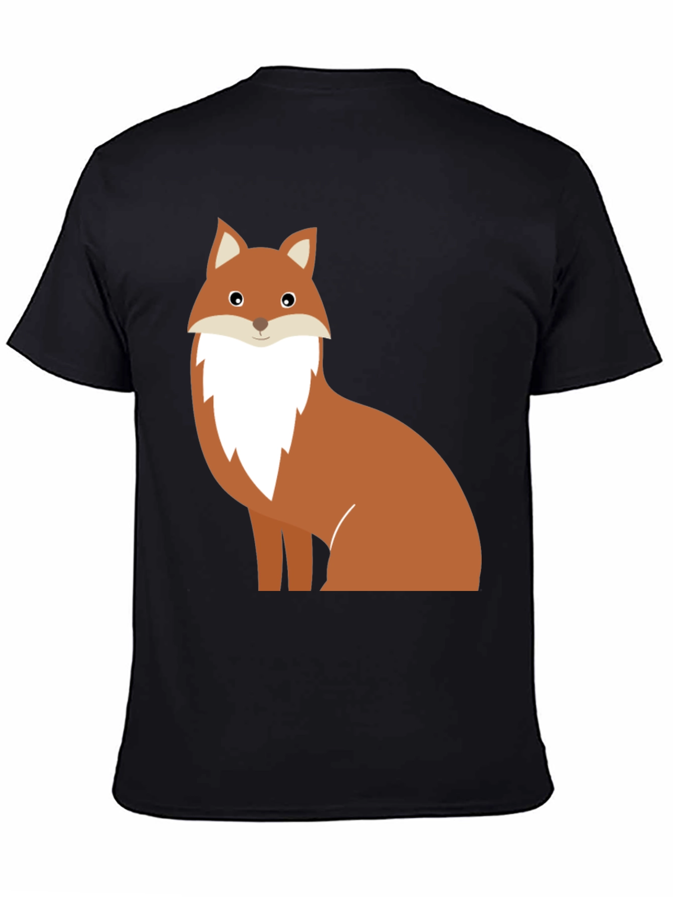 Fox Graphic Tee - Unisex Black T-Shirt