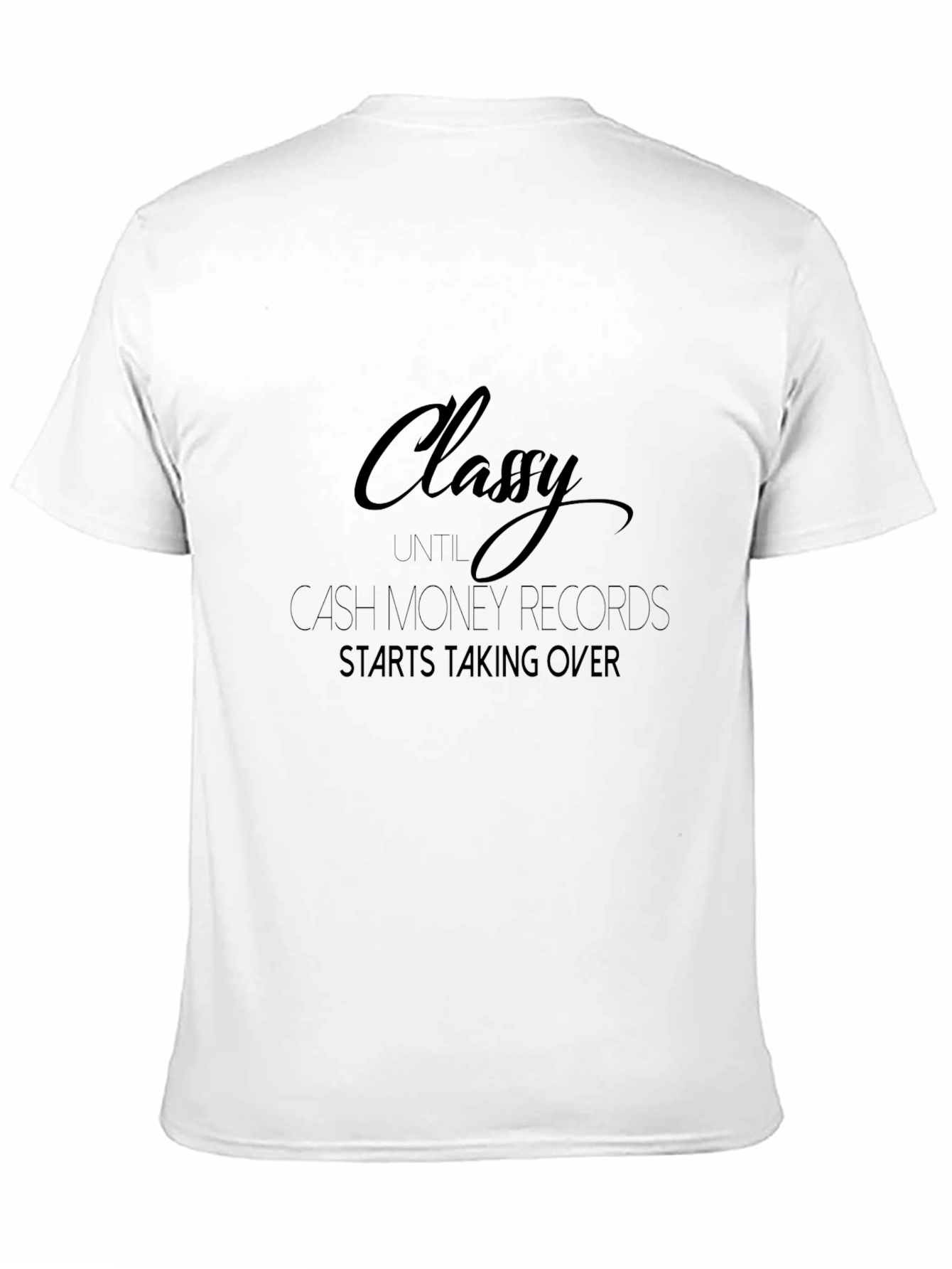 Classy Cash Money Records Black T-Shirt