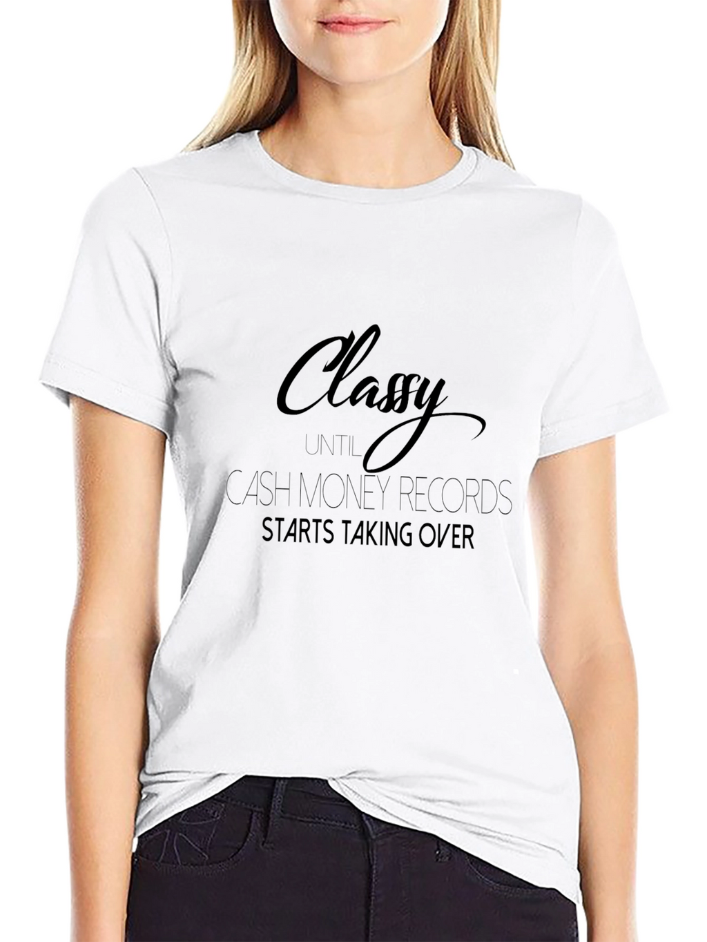 Classy Cash Money Records Black T-Shirt