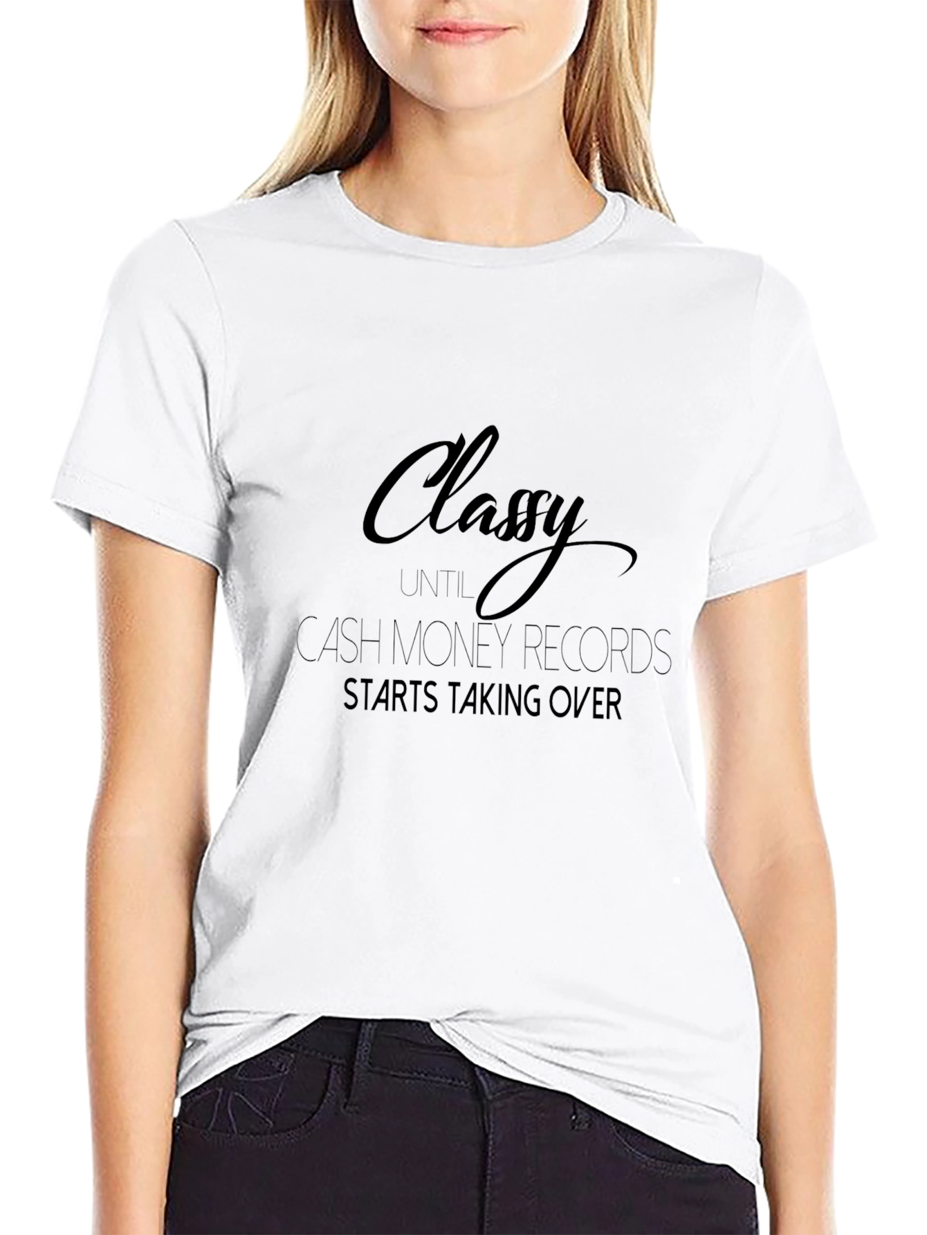 Classy Cash Money Records Black T-Shirt
