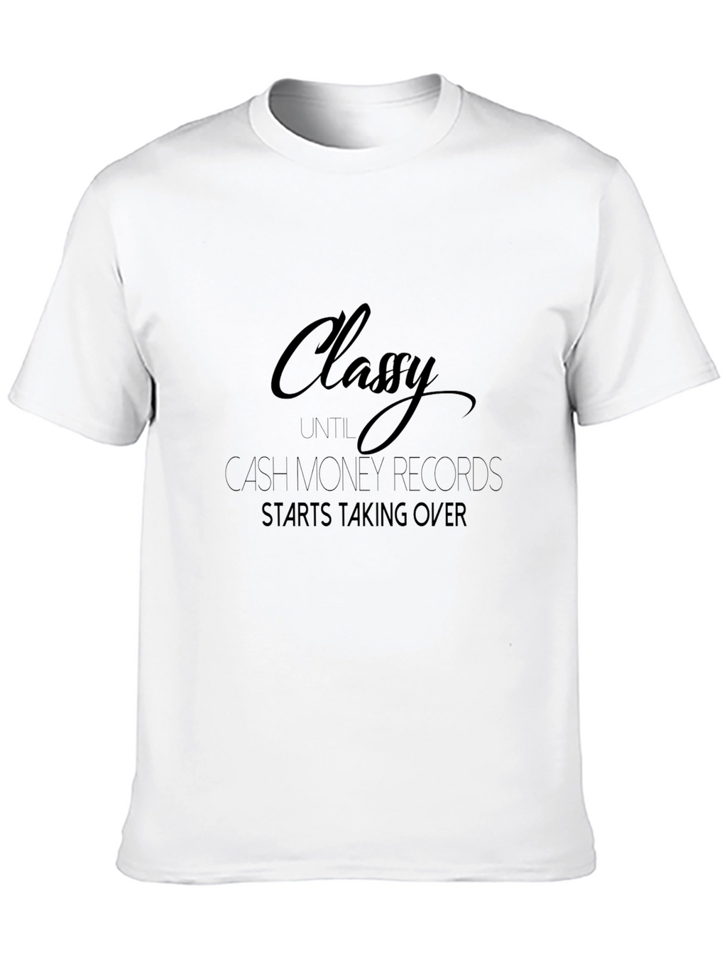 Classy Cash Money Records Black T-Shirt