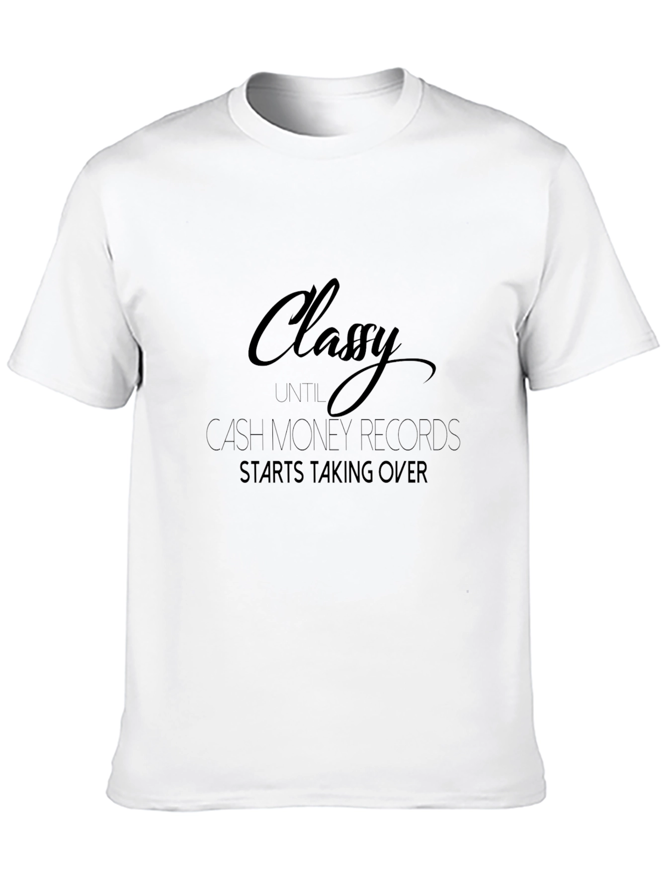 Classy Cash Money Records Black T-Shirt