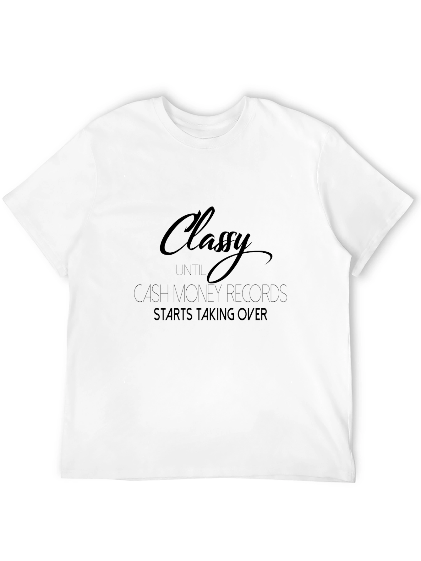 Classy Cash Money Records Black T-Shirt