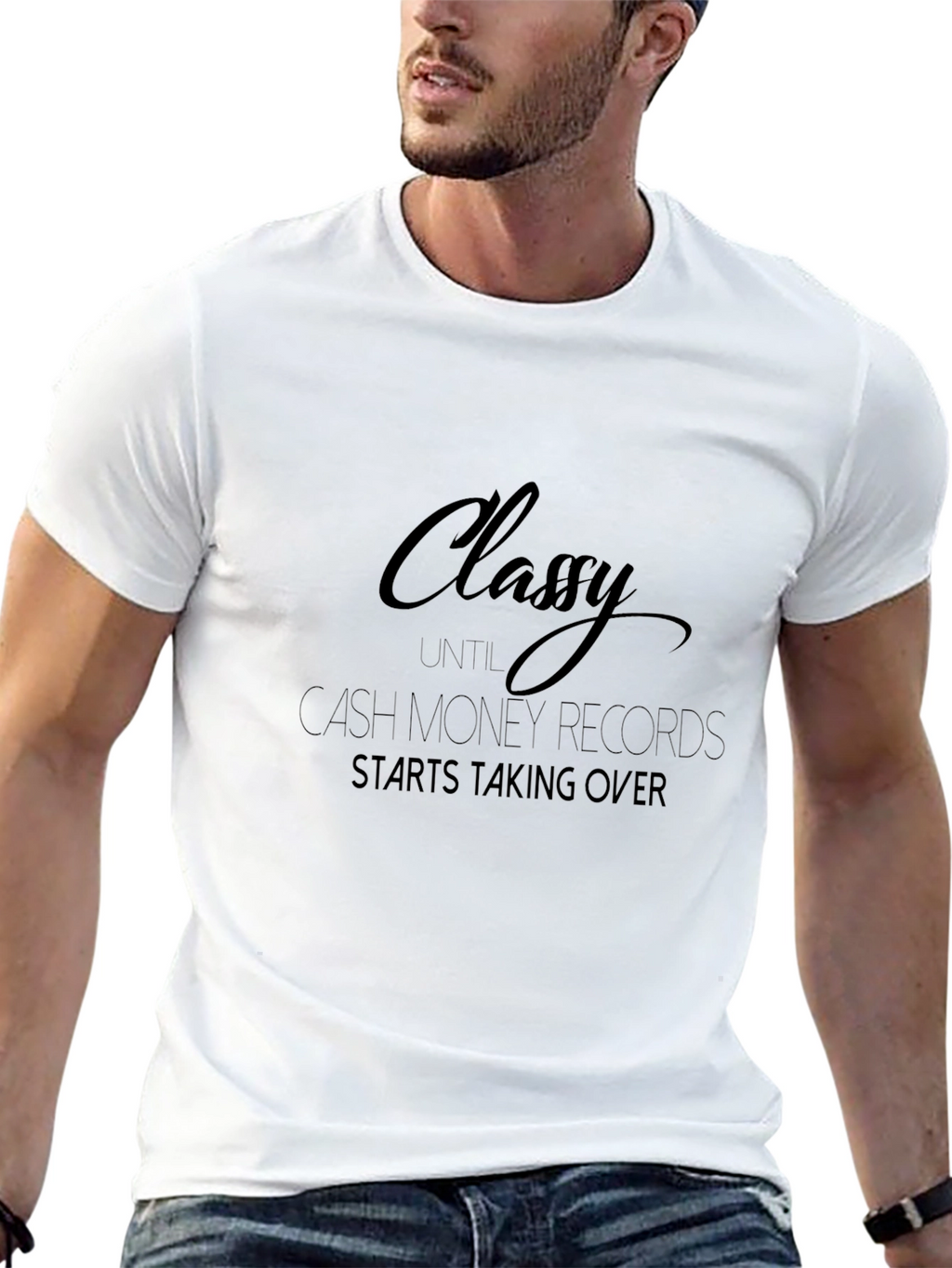 Classy Cash Money Records Black T-Shirt