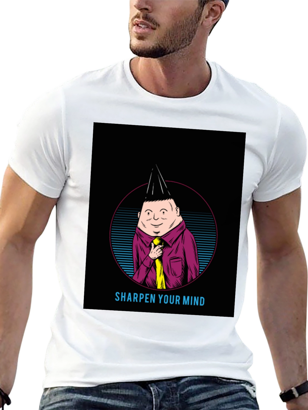 Sharpen Your Mind T-Shirt - Unique Graphic Tee