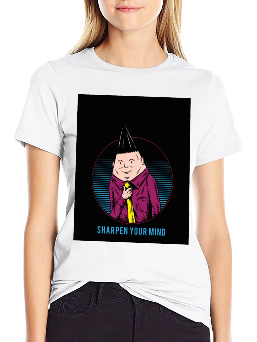 Sharpen Your Mind T-Shirt - Unique Graphic Tee
