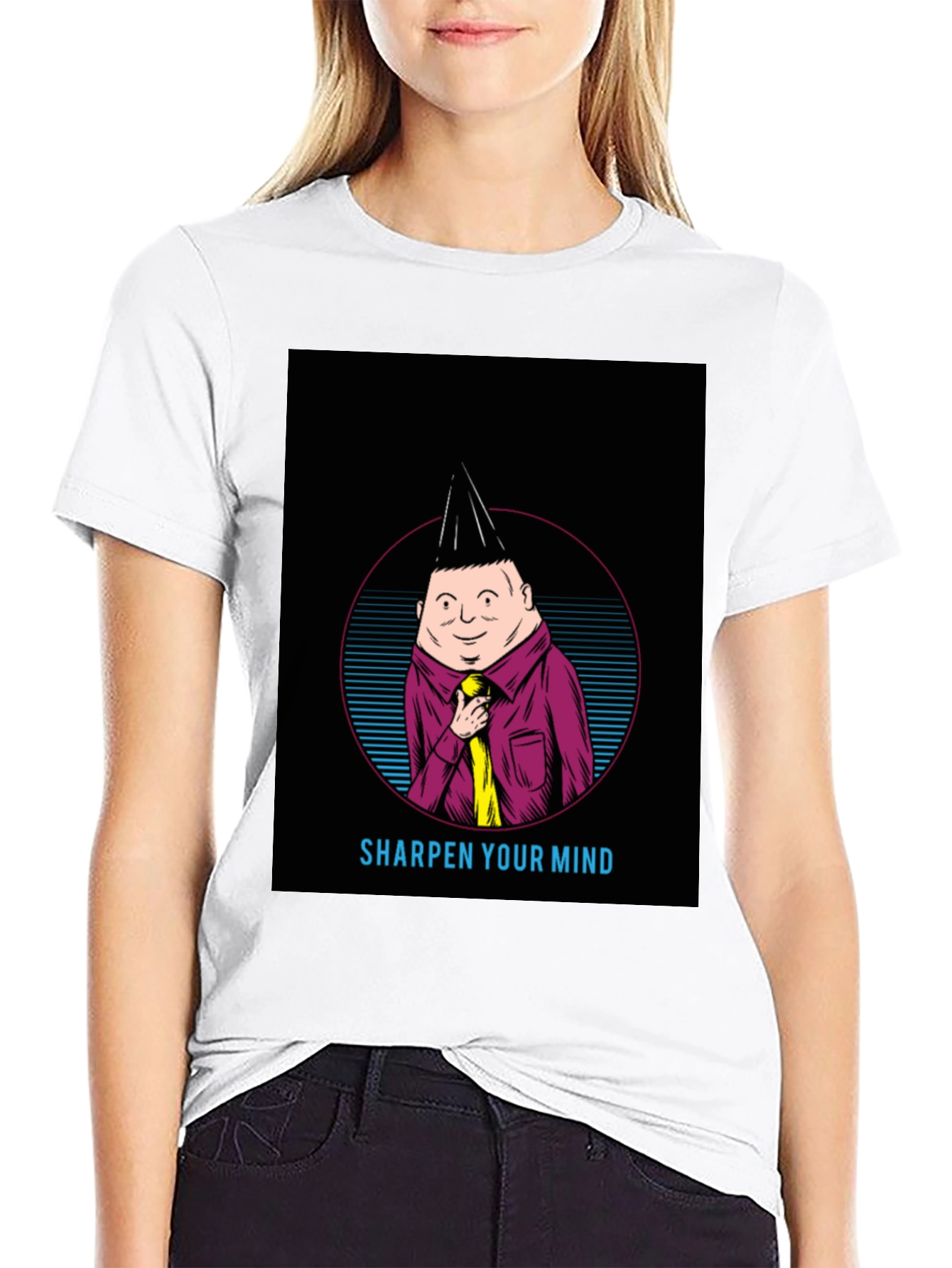 Sharpen Your Mind T-Shirt - Unique Graphic Tee