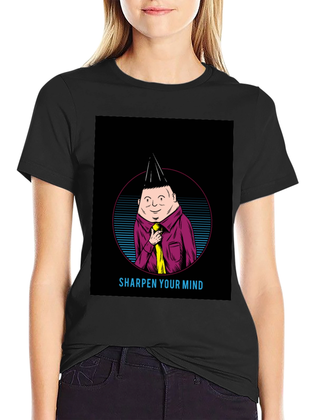 Sharpen Your Mind T-Shirt - Unique Graphic Tee