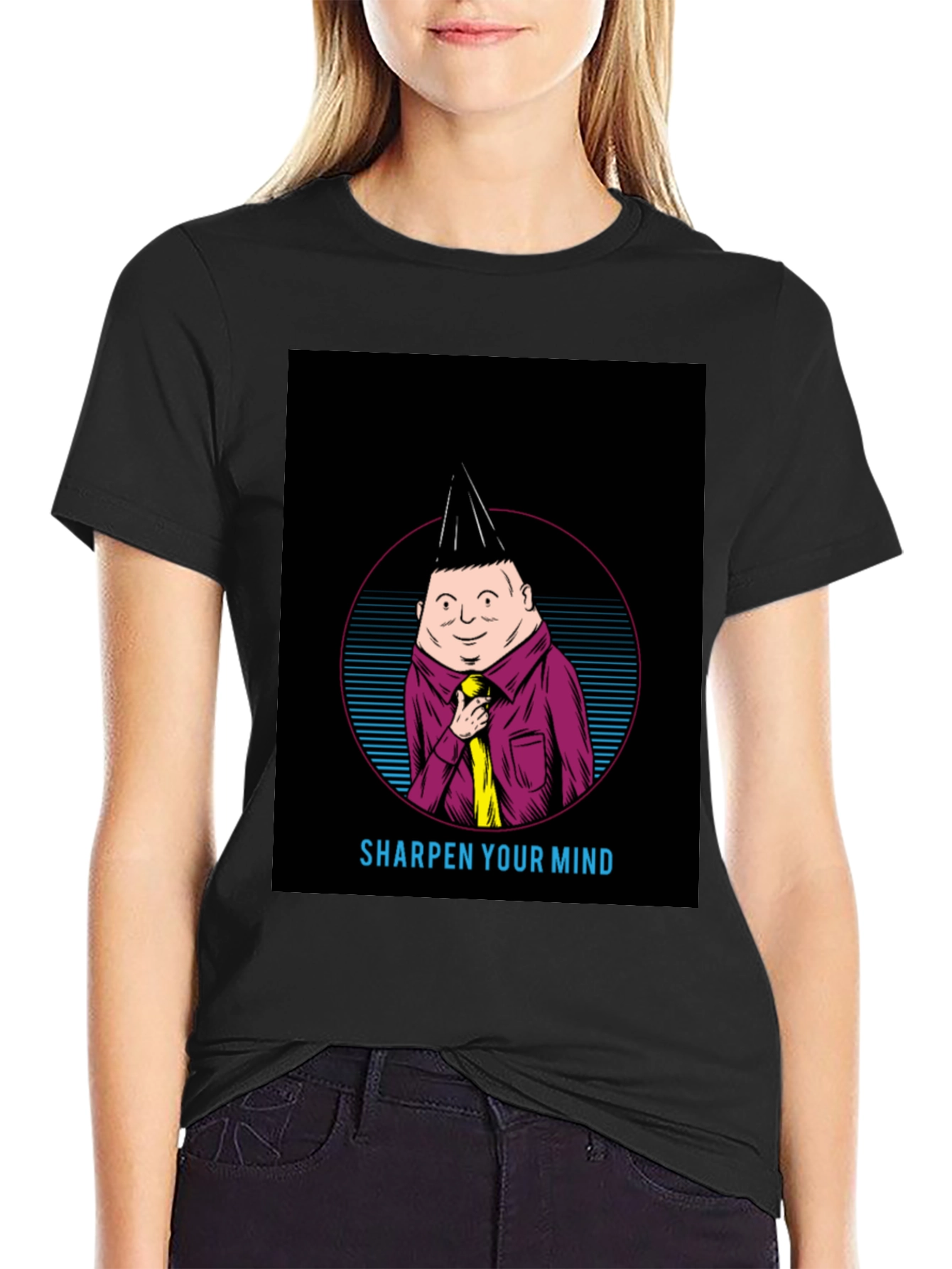 Sharpen Your Mind T-Shirt - Unique Graphic Tee