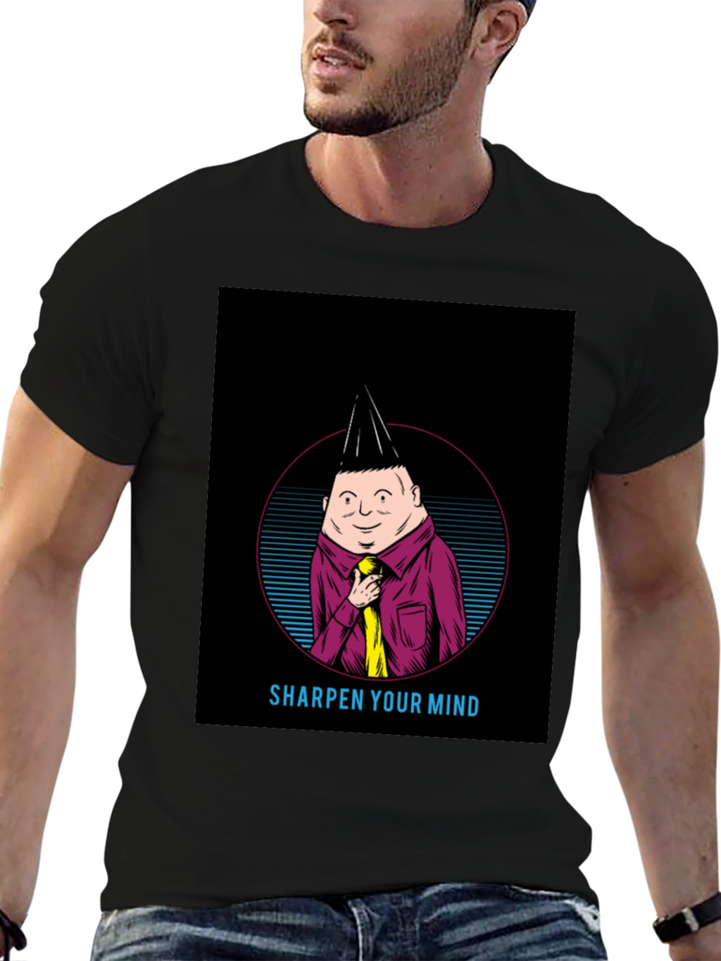 Sharpen Your Mind T-Shirt - Unique Graphic Tee
