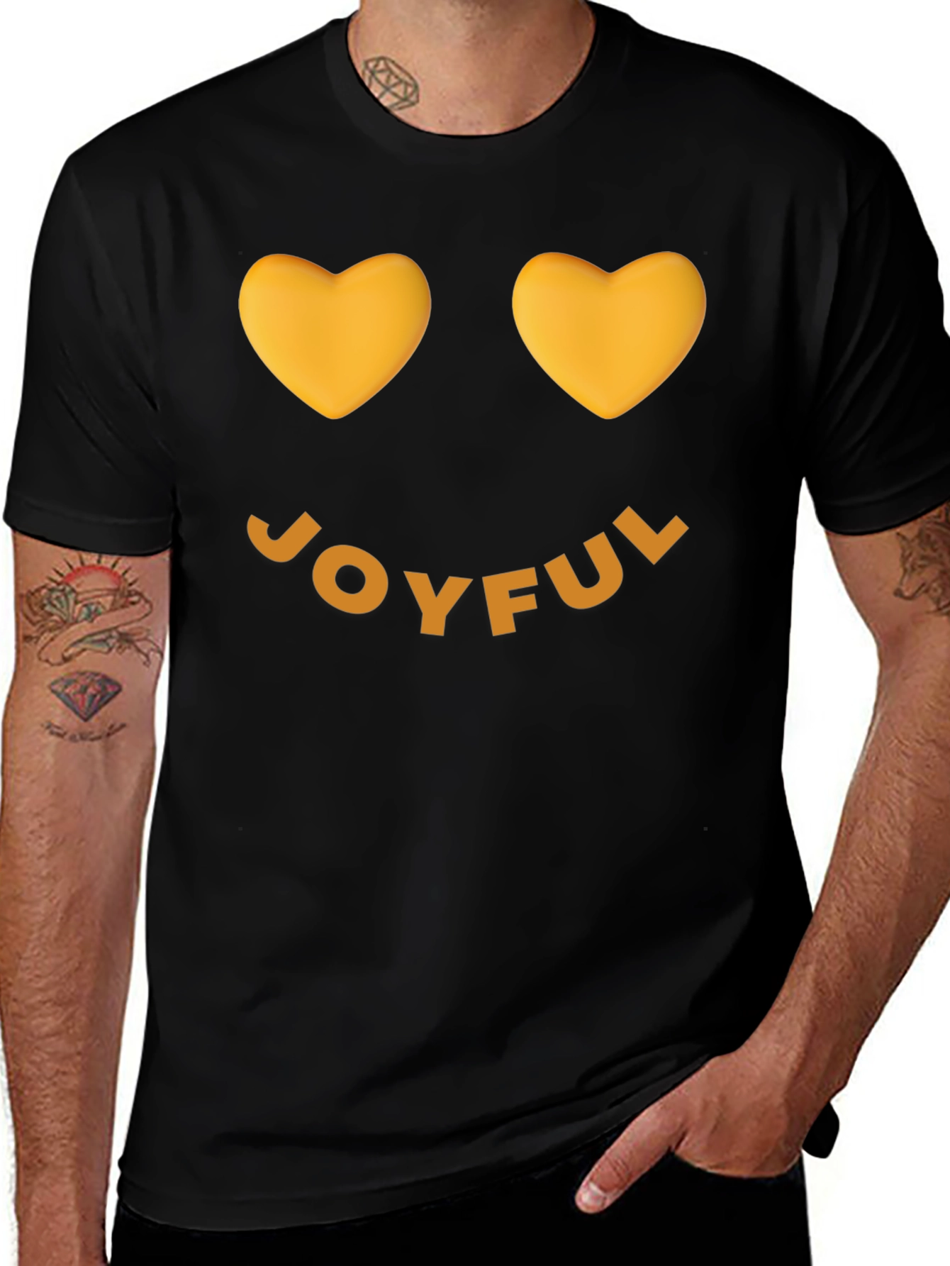 Joyful Heart Eyes Graphic Tee