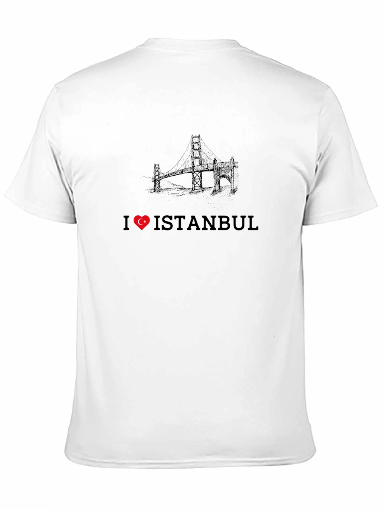I Love Istanbul Black Graphic Tee