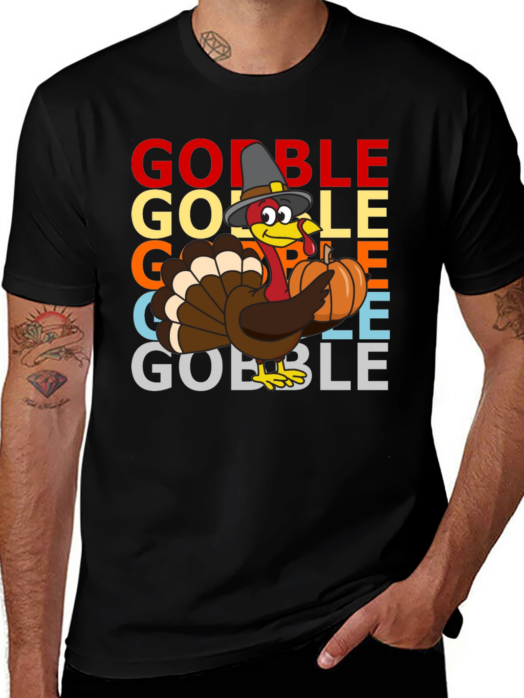 Thanksgiving Turkey Gobble T-Shirt