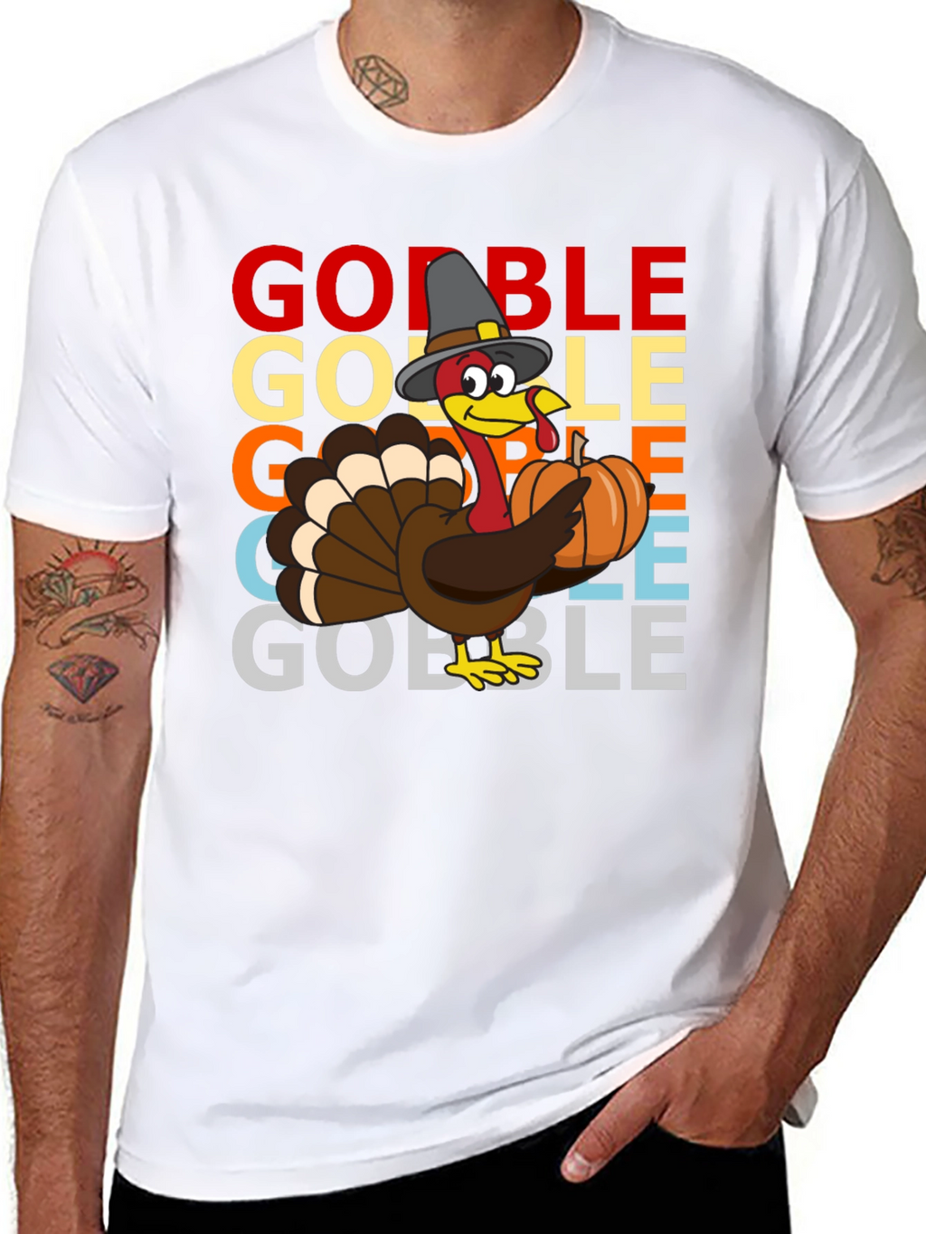 Thanksgiving Turkey Gobble T-Shirt