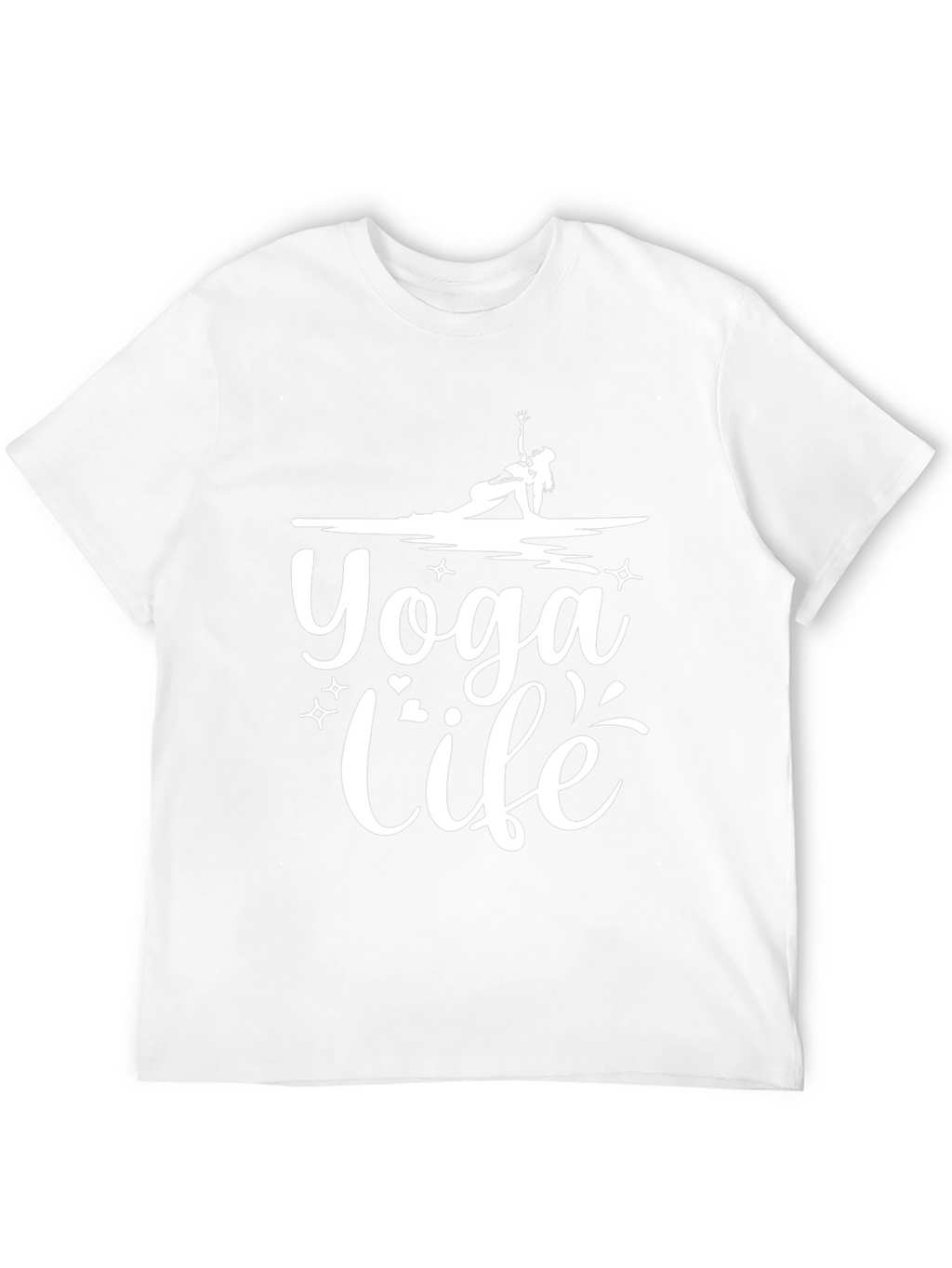 Yoga Life Graphic T-Shirt - Black Casual Wear