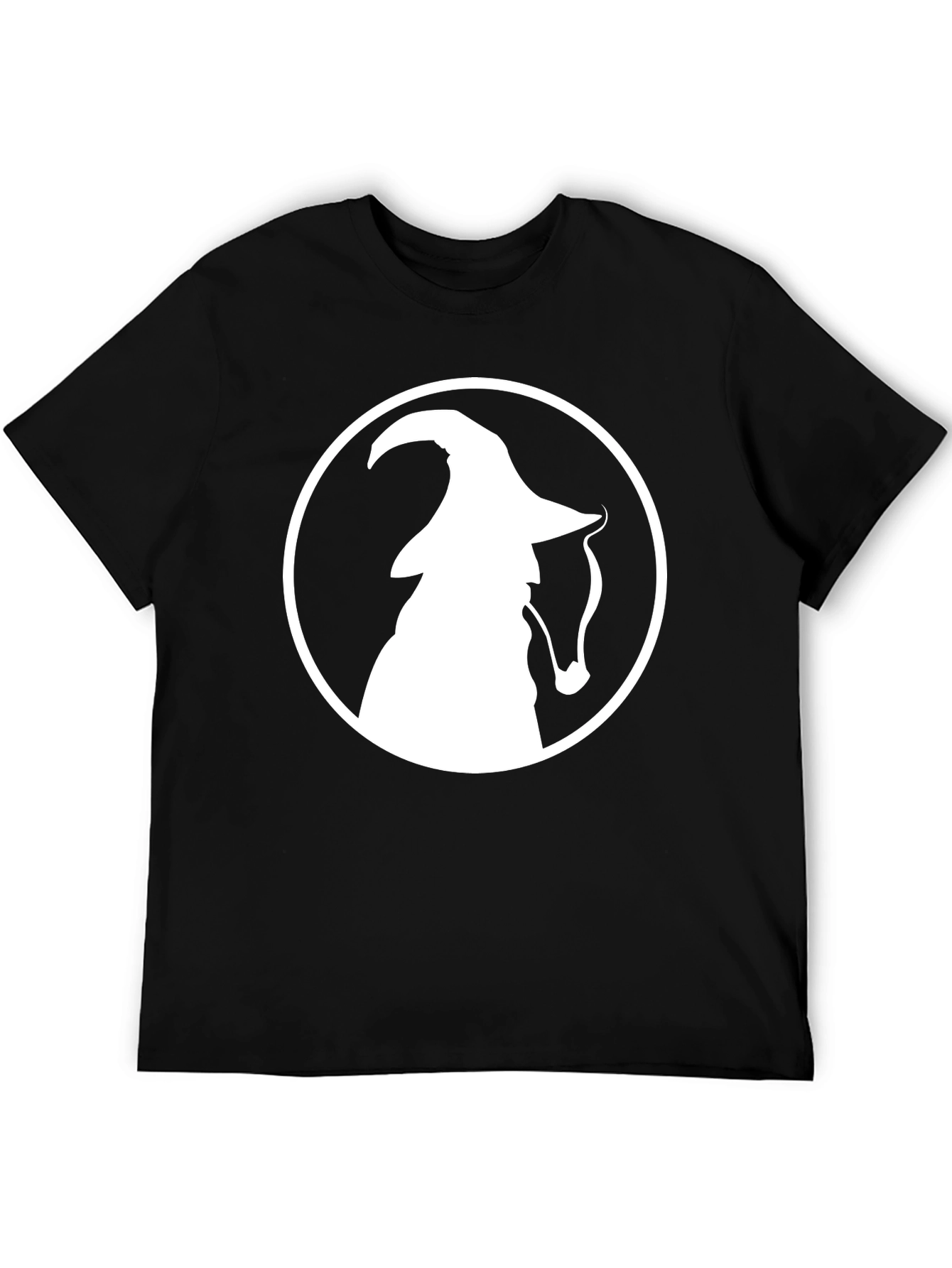 Wizard Silhouette Black T-Shirt