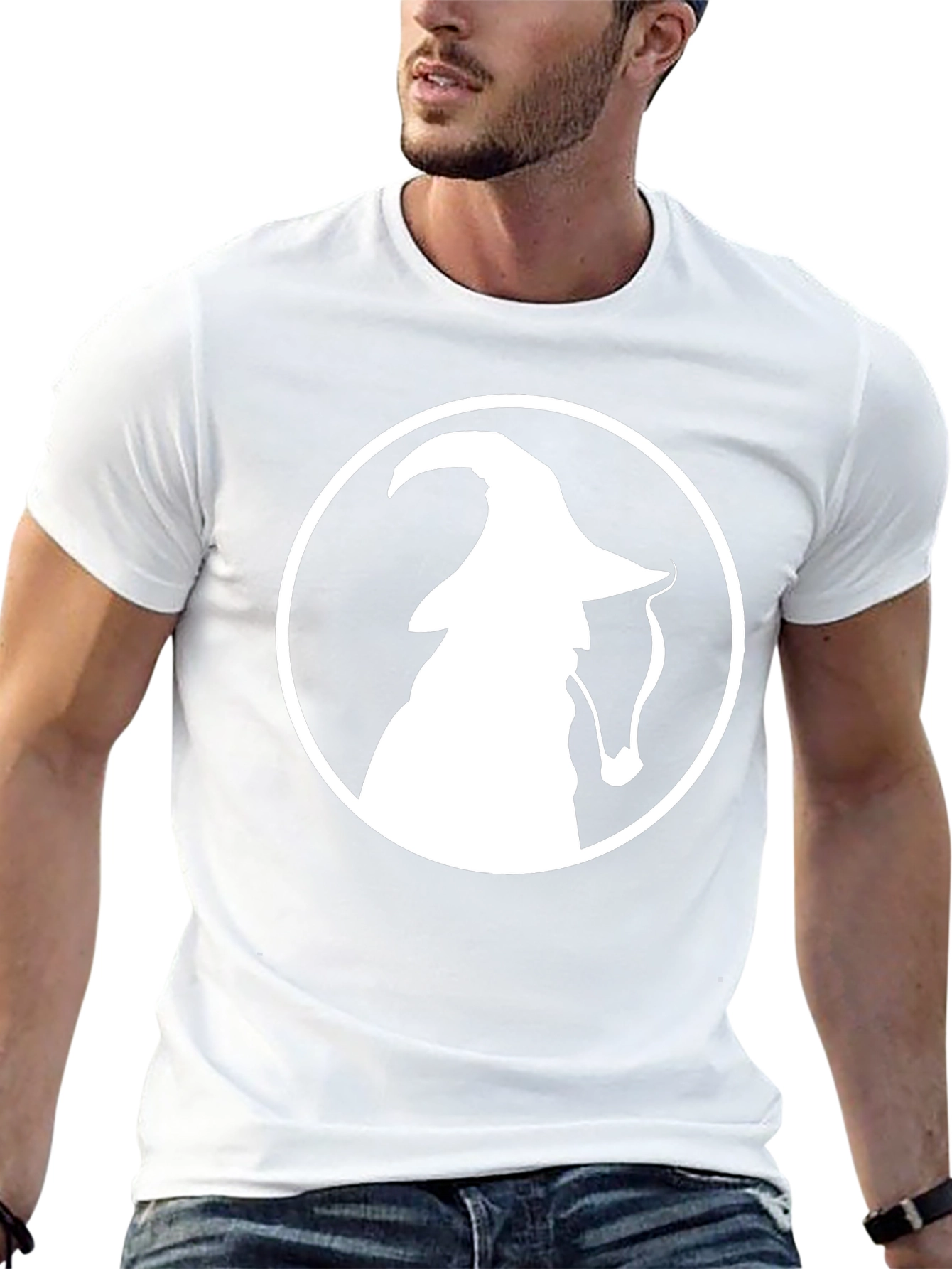 Wizard Silhouette Black T-Shirt