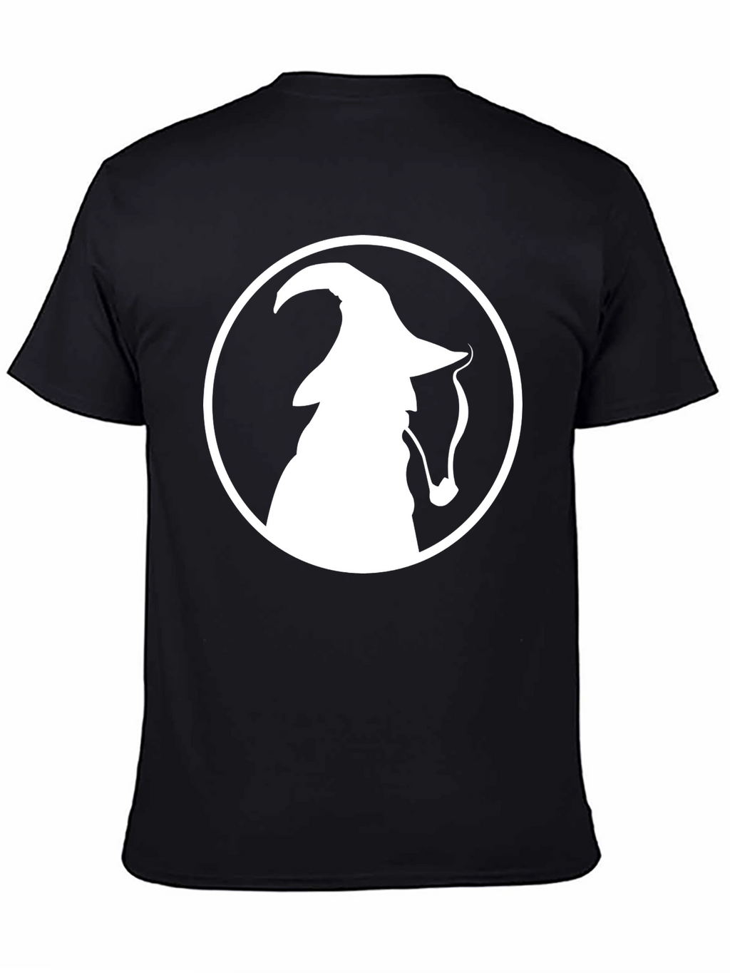 Wizard Silhouette Black T-Shirt