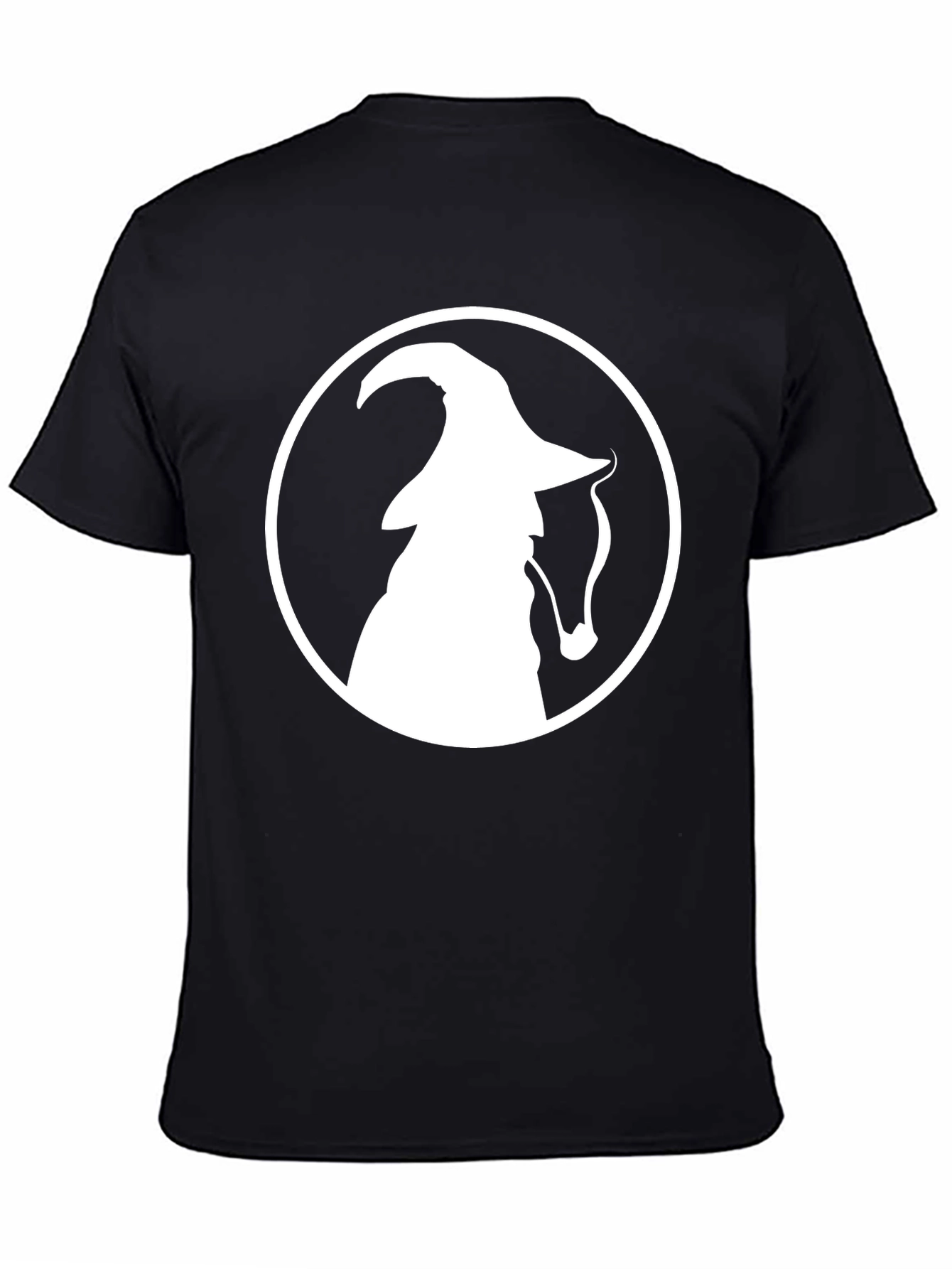 Wizard Silhouette Black T-Shirt
