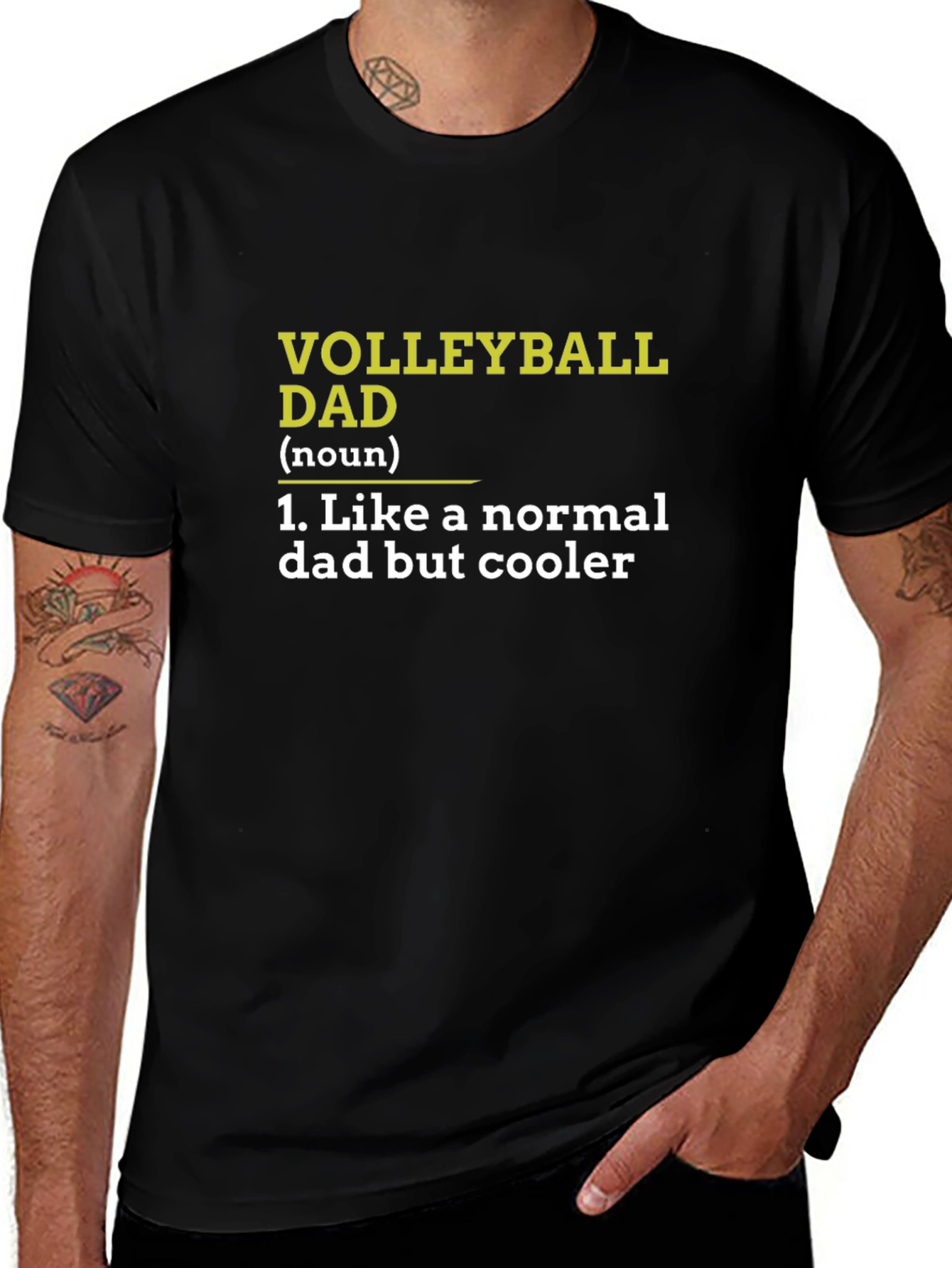 Volleyball Dad T-Shirt - Like a Normal Dad But Cooler!