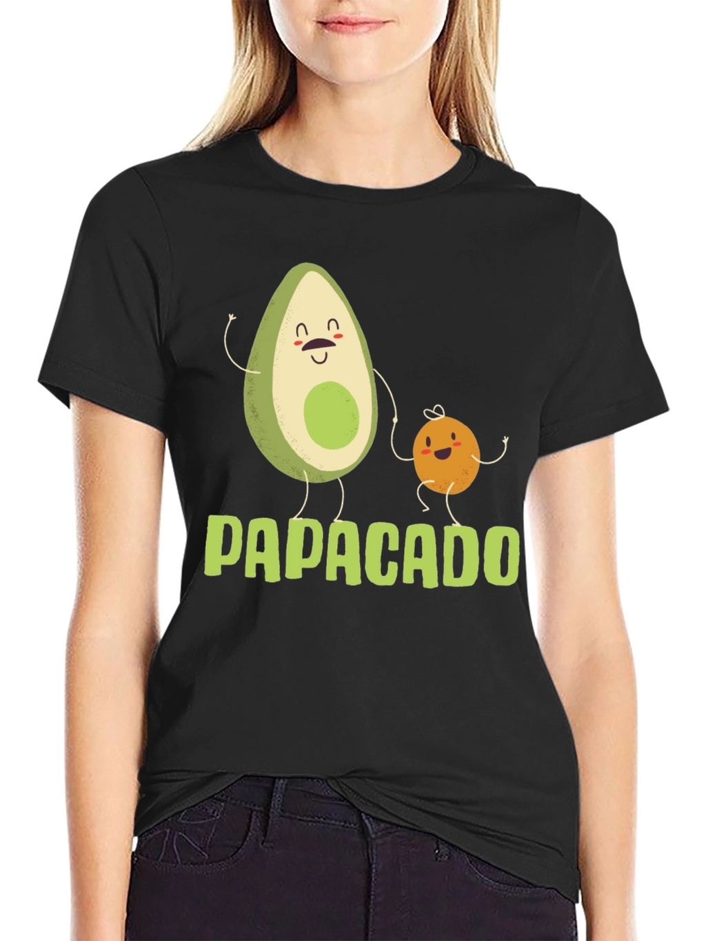 Papacado Dad & Baby Avocado Matching T-Shirt