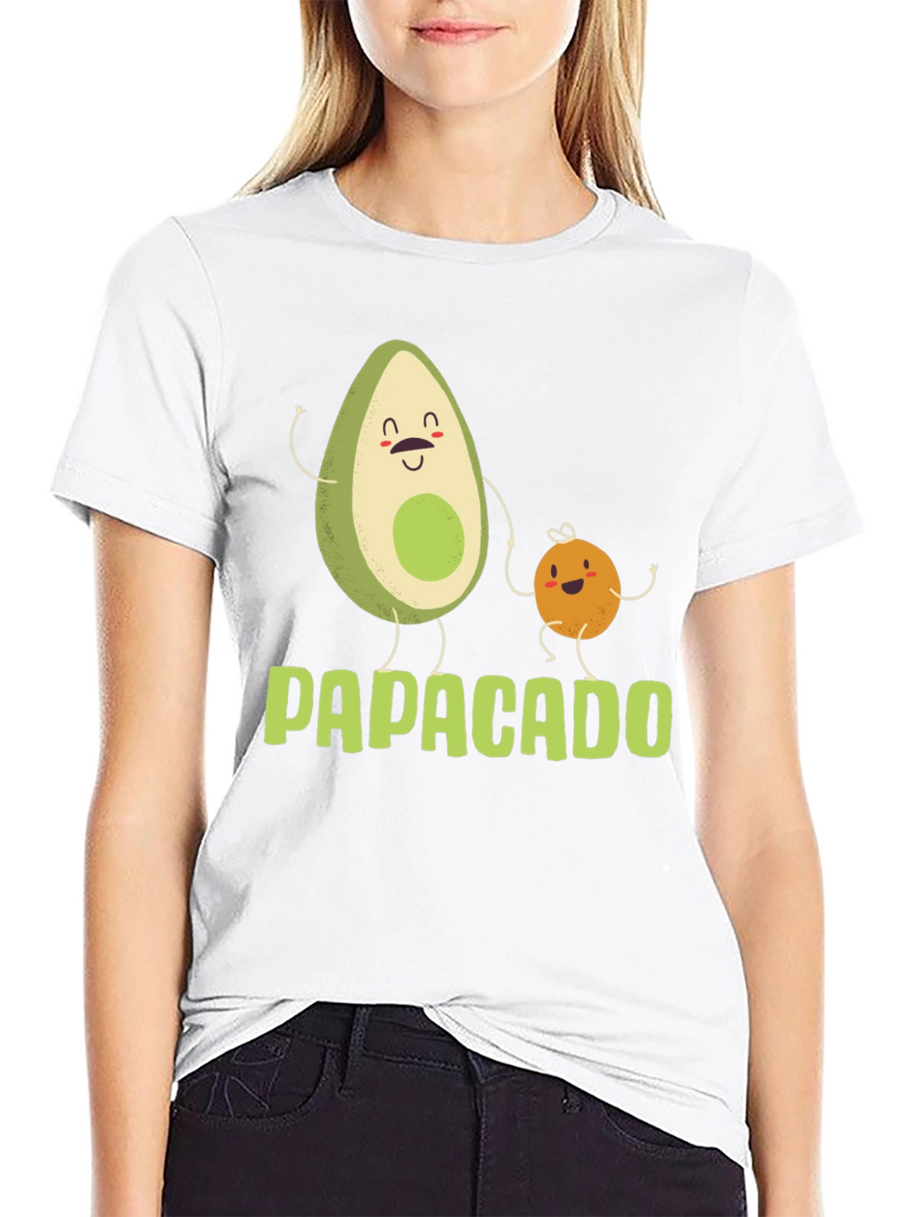 Papacado Dad & Baby Avocado Matching T-Shirt