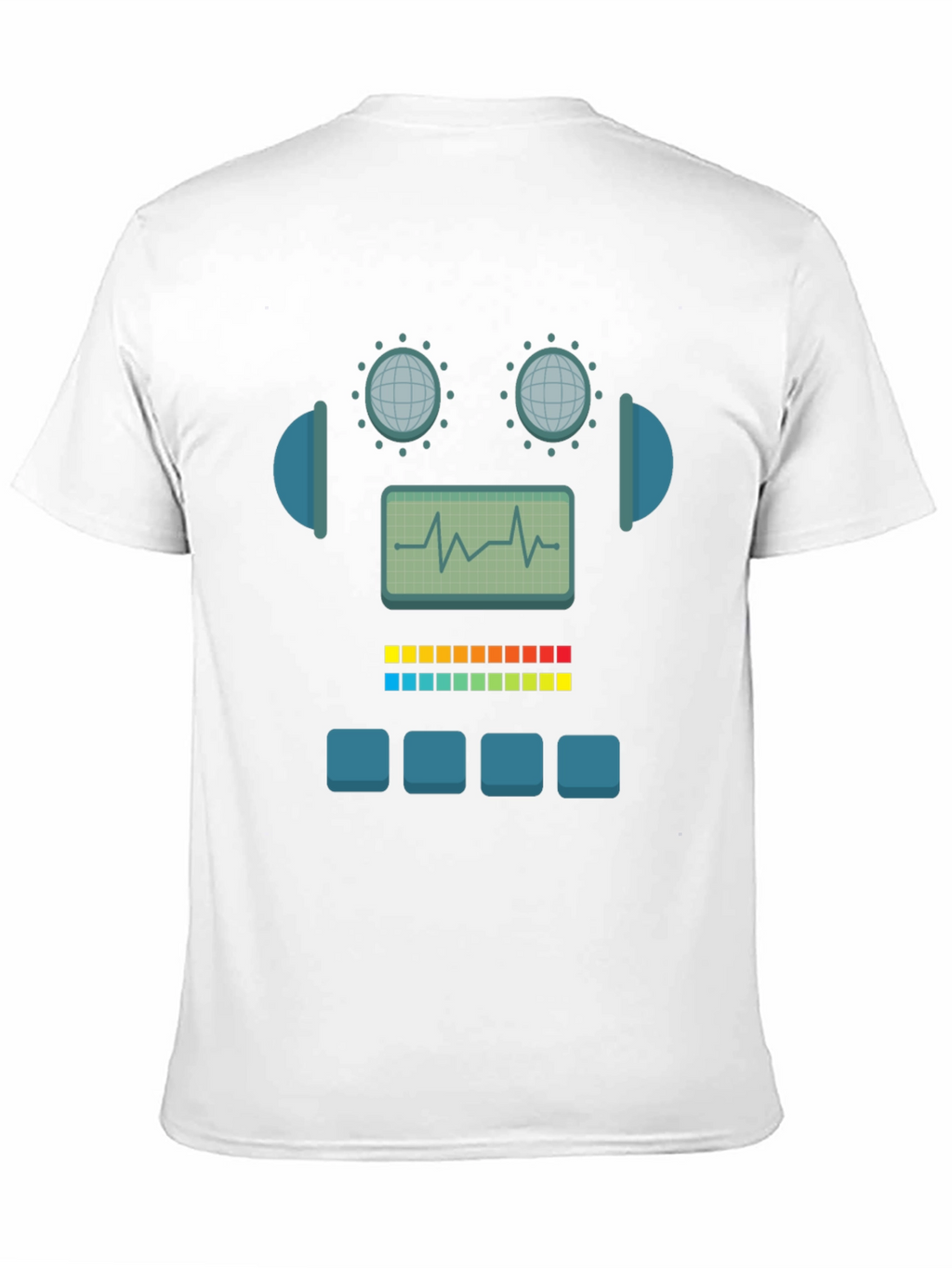 Robot Graphic Tee - Geek Chic Style