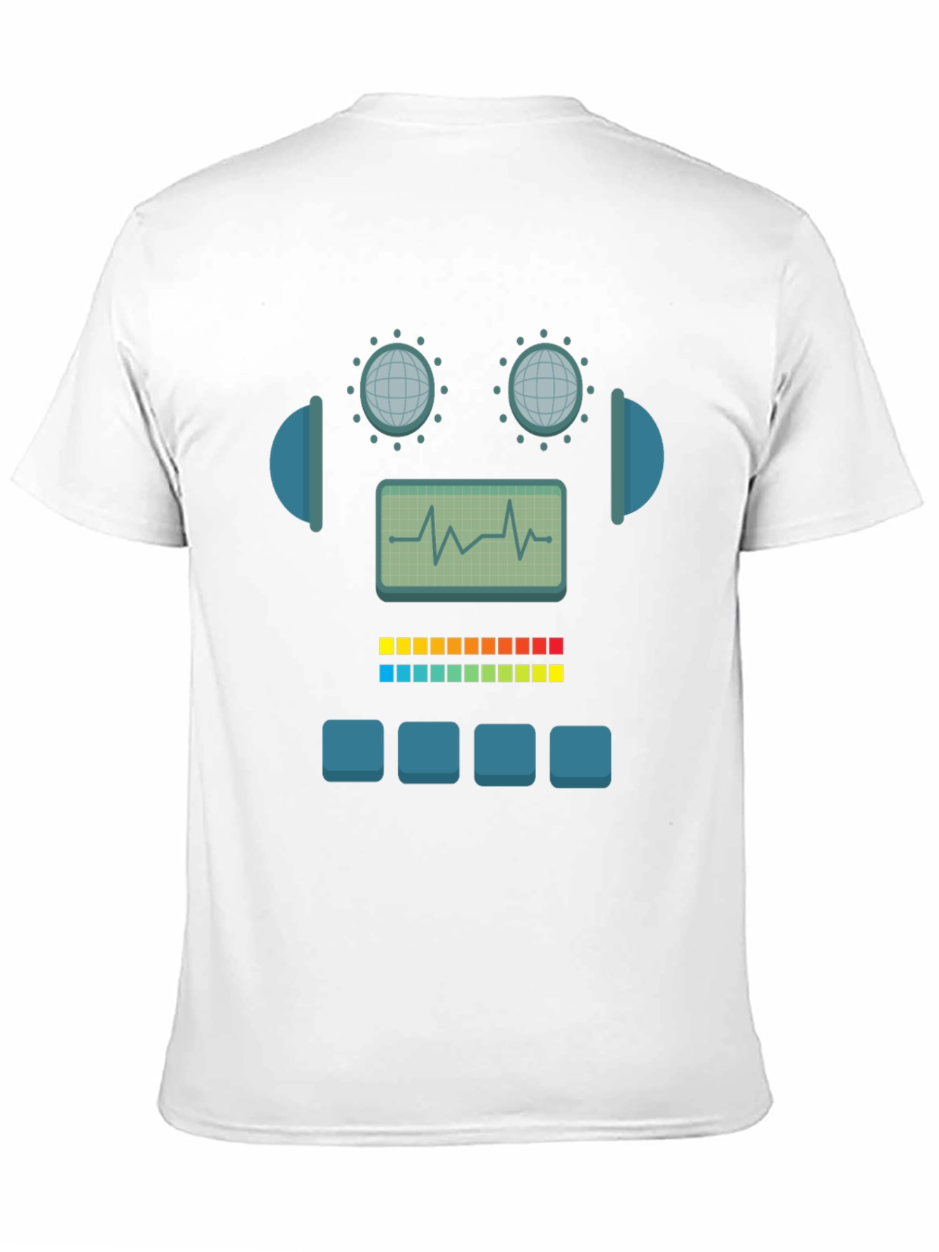Robot Graphic Tee - Geek Chic Style