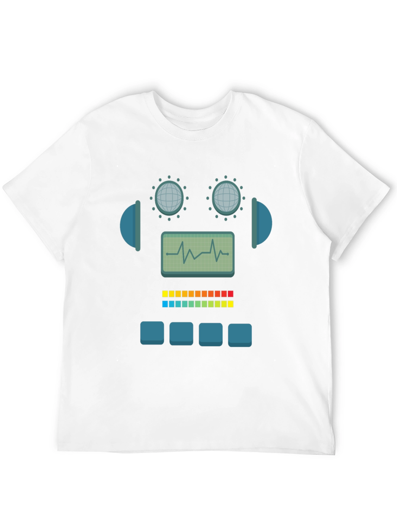 Robot Graphic Tee - Geek Chic Style