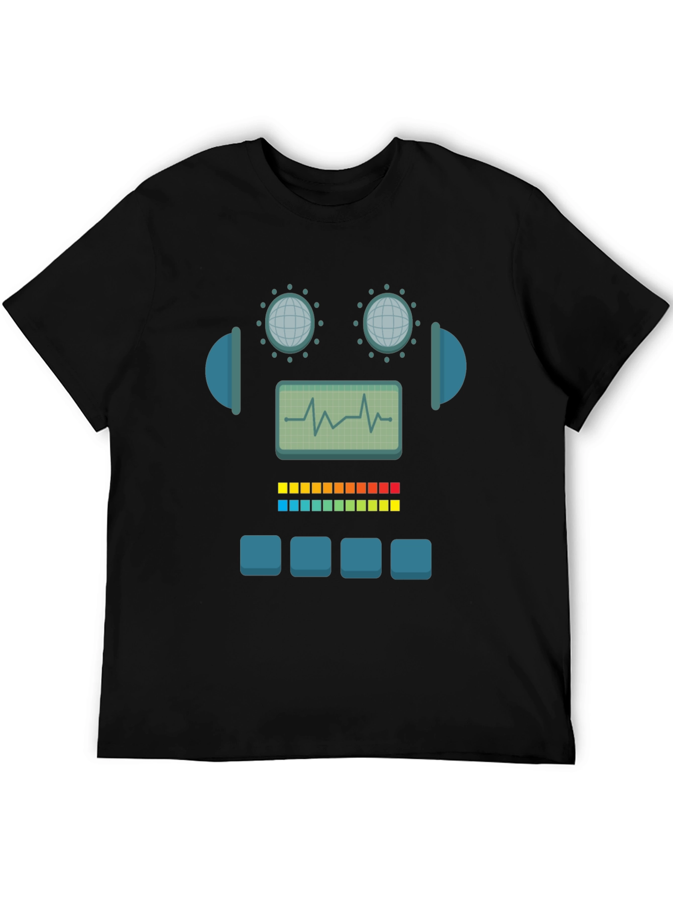 Robot Graphic Tee - Geek Chic Style