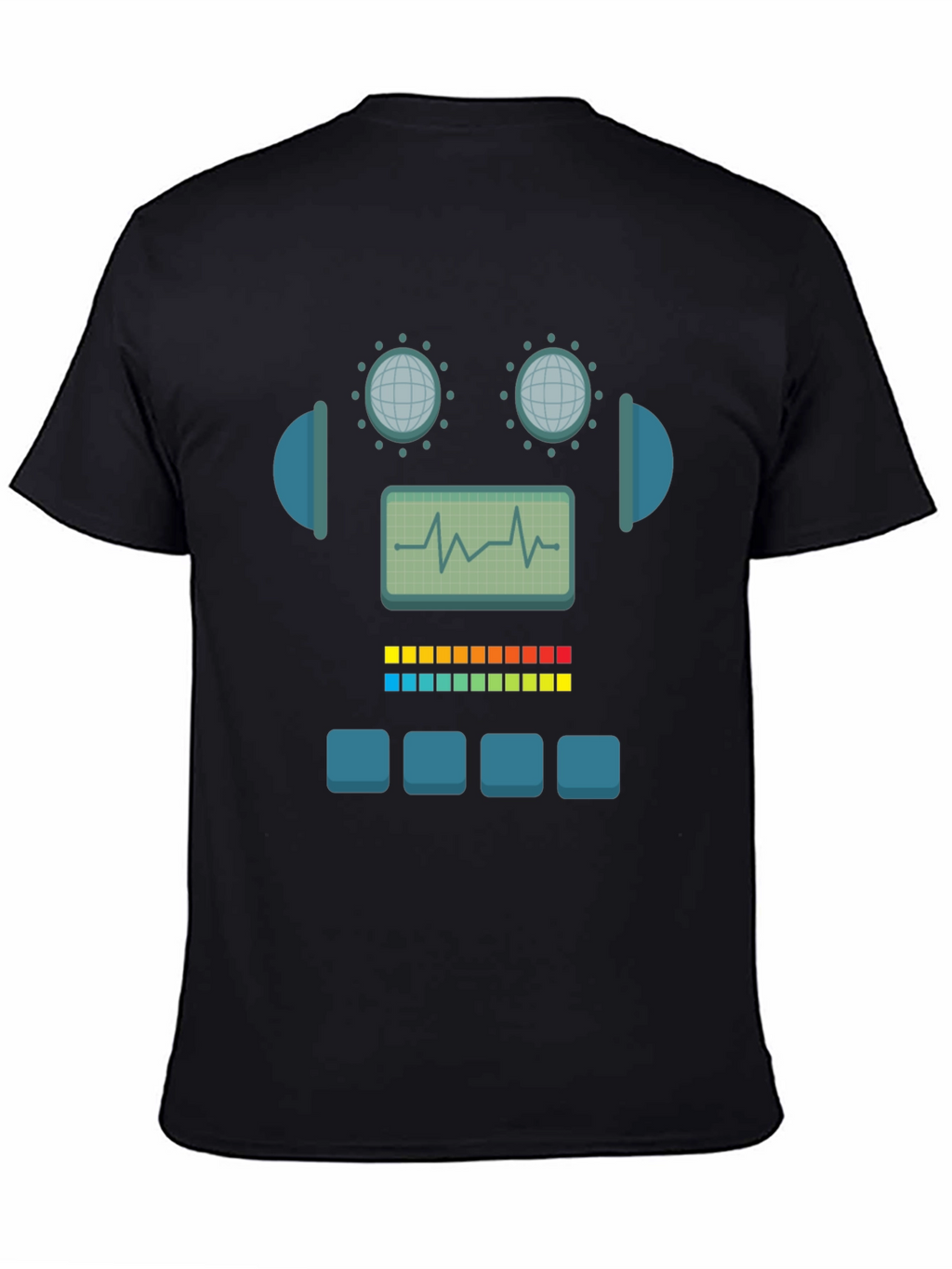 Robot Graphic Tee - Geek Chic Style
