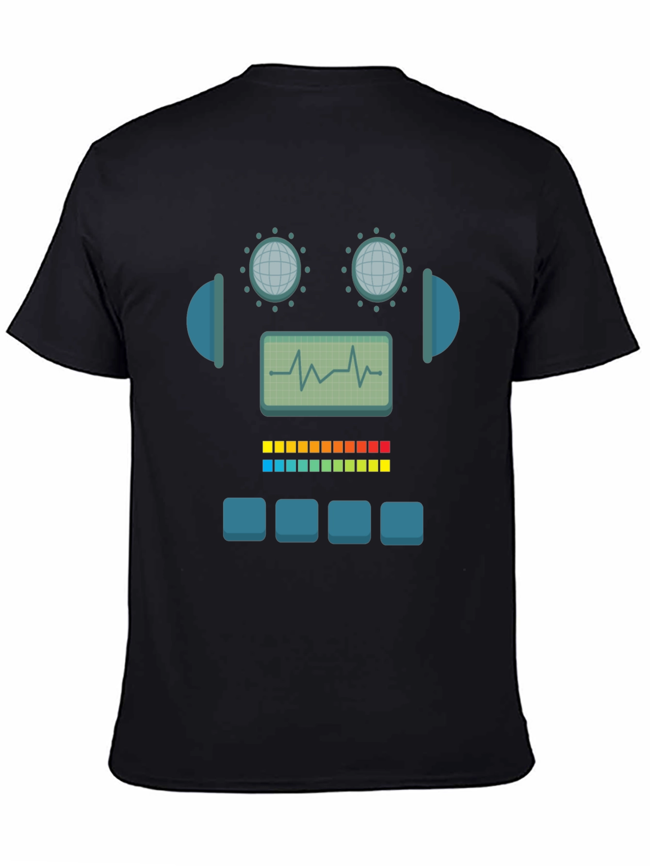Robot Graphic Tee - Geek Chic Style
