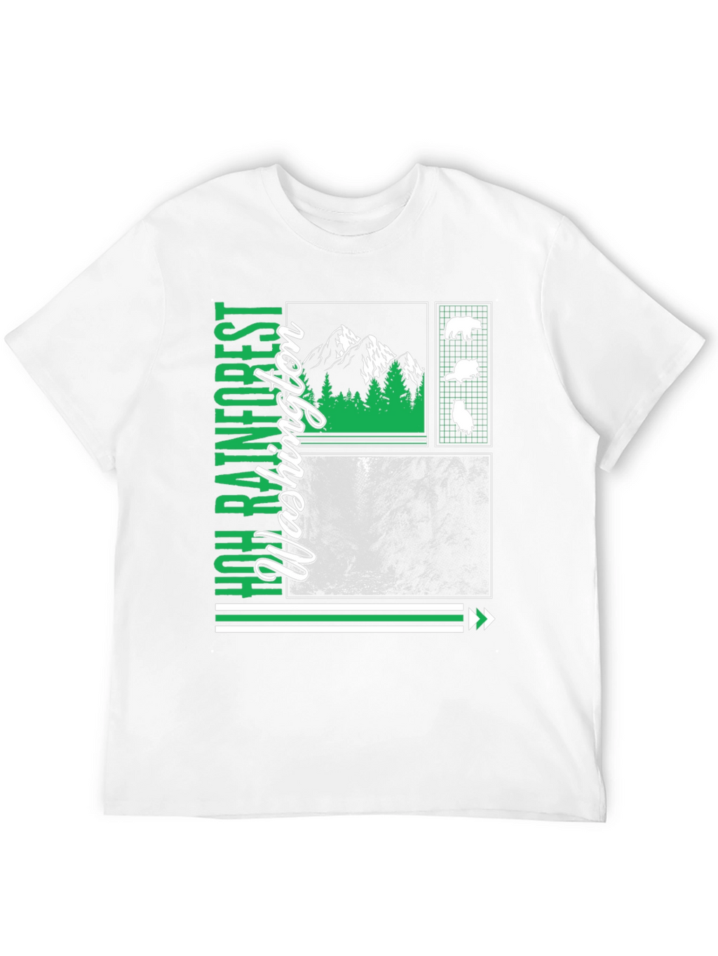 WA Hoh Rainforest T-Shirt - Nature Lover Tee