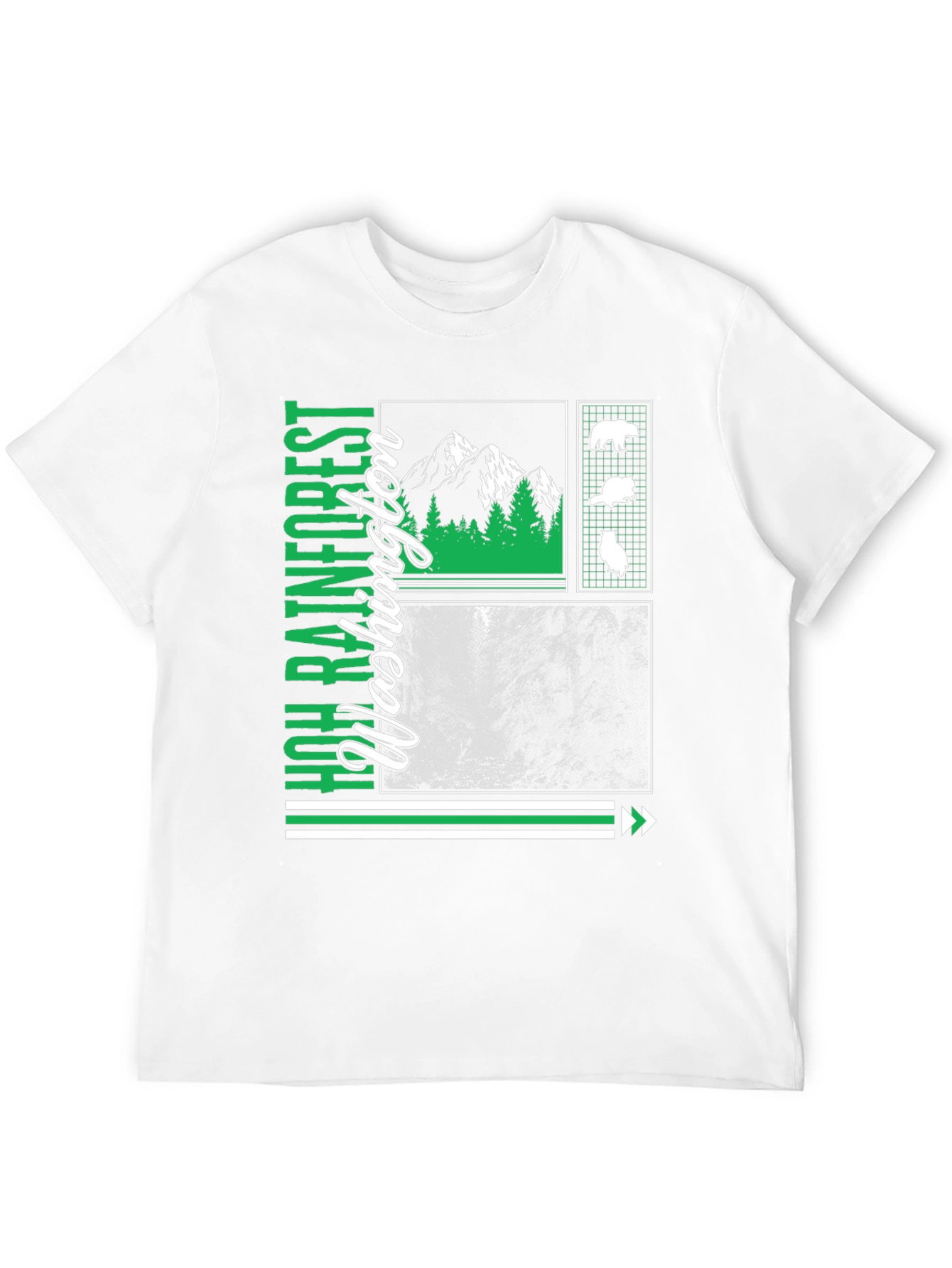 WA Hoh Rainforest T-Shirt - Nature Lover Tee