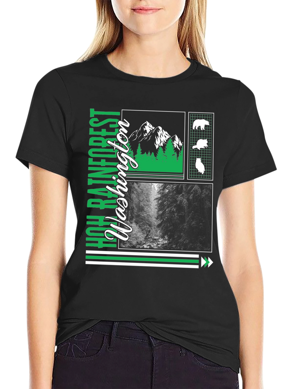 WA Hoh Rainforest T-Shirt - Nature Lover Tee