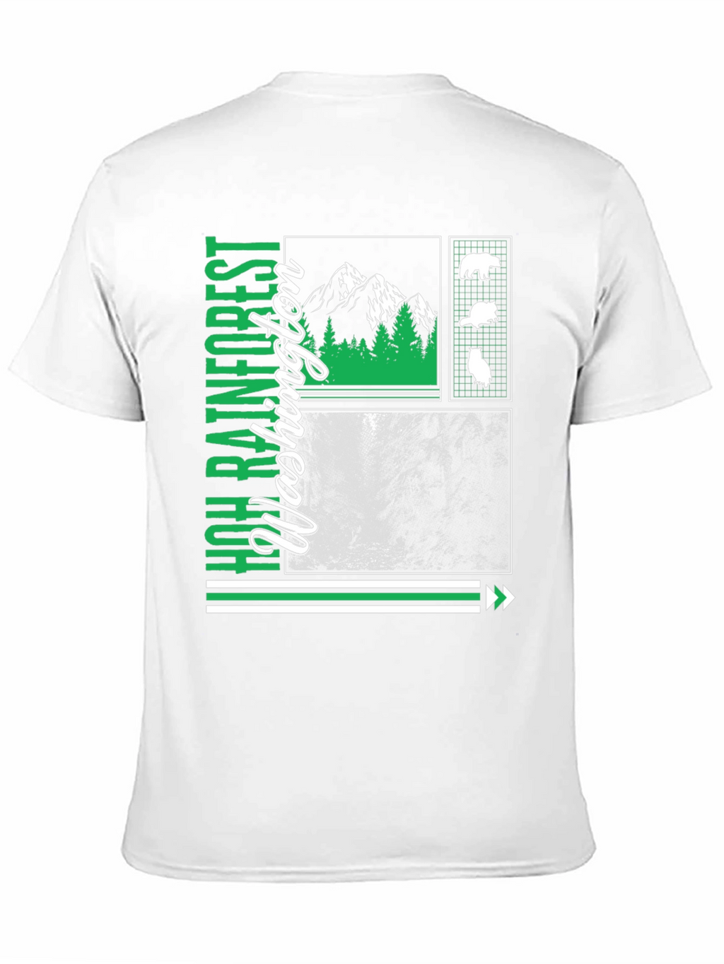 WA Hoh Rainforest T-Shirt - Nature Lover Tee