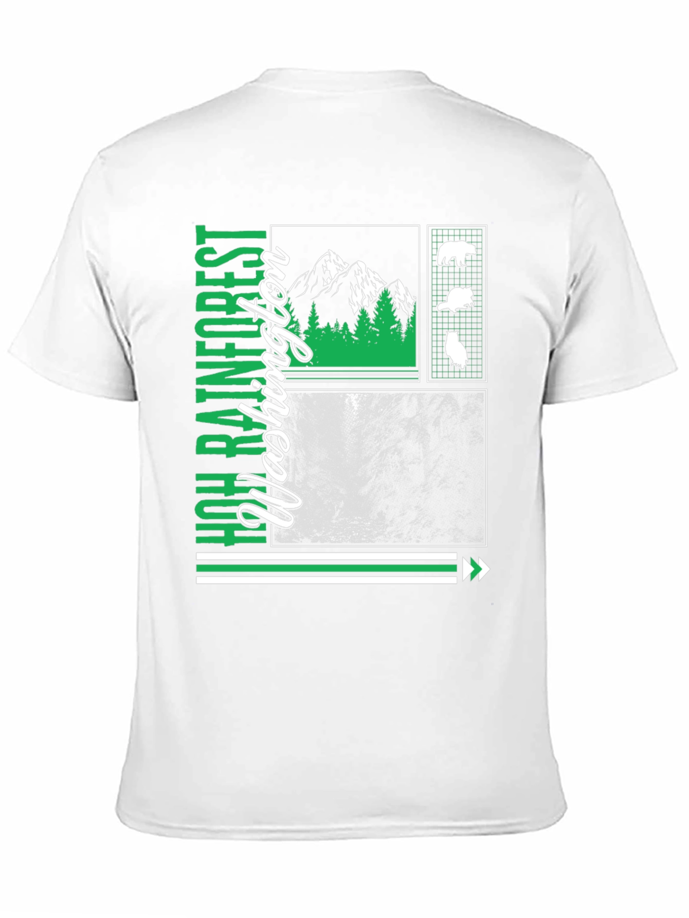 WA Hoh Rainforest T-Shirt - Nature Lover Tee