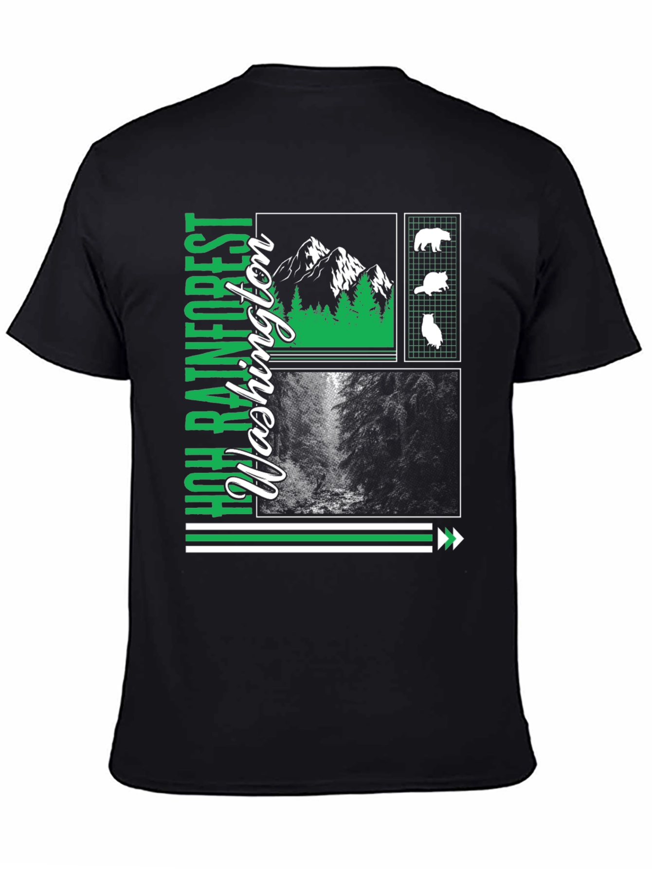 WA Hoh Rainforest T-Shirt - Nature Lover Tee