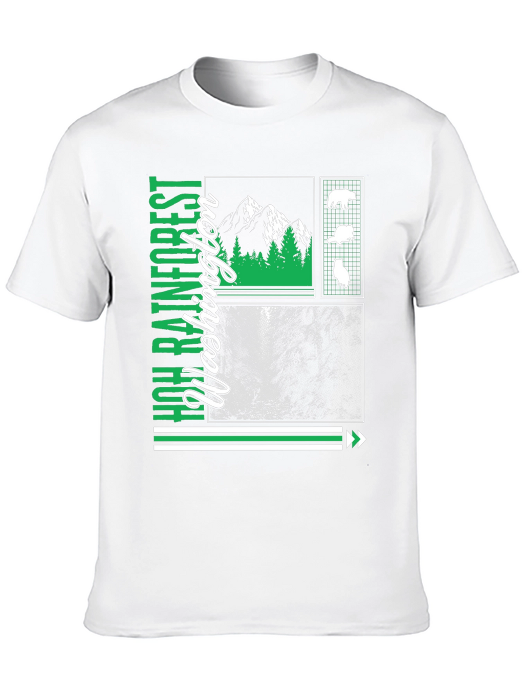 WA Hoh Rainforest T-Shirt - Nature Lover Tee